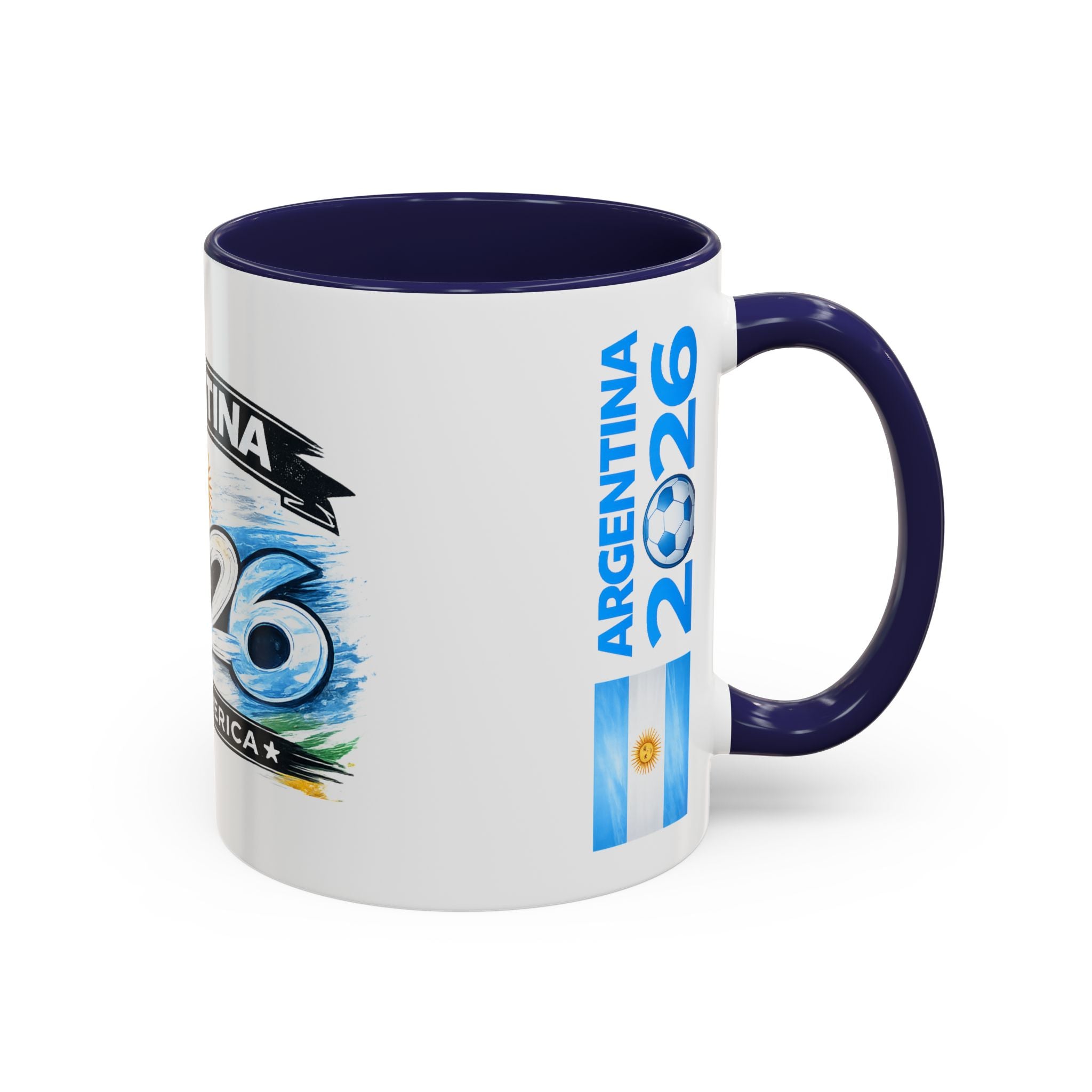 Argentina 2026 Soccer Cup Mug – Accent Coffee Cup (11/15oz)