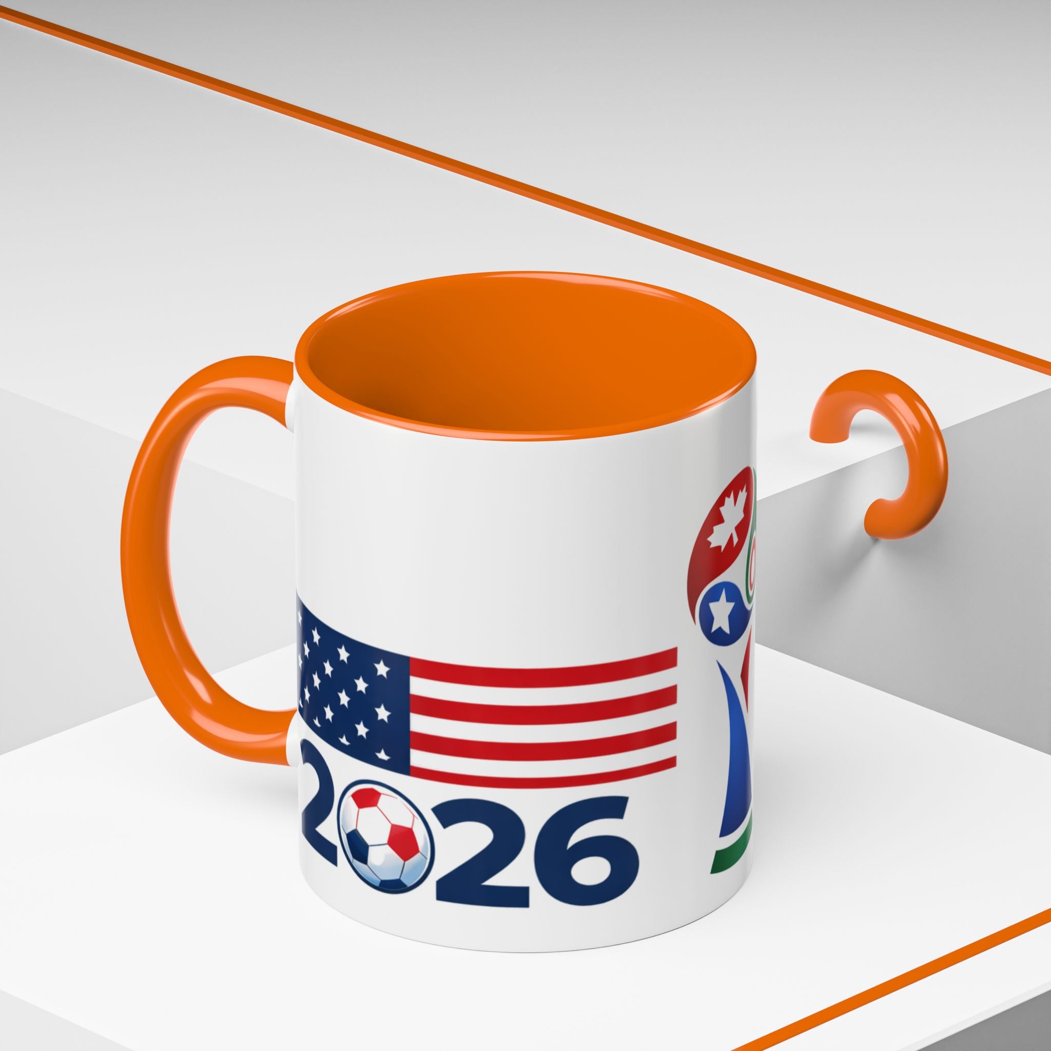 2026 cup USA+Canada Soccer Coffee Mug — 11/15oz Accent