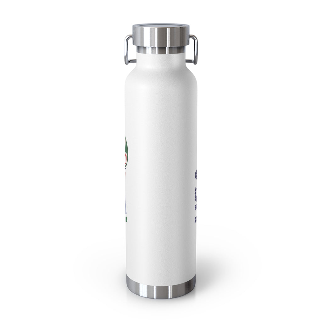 22oz Vacuum Bottle with American Flag Eagle — USA Patriotic Insulated Water Bottle
