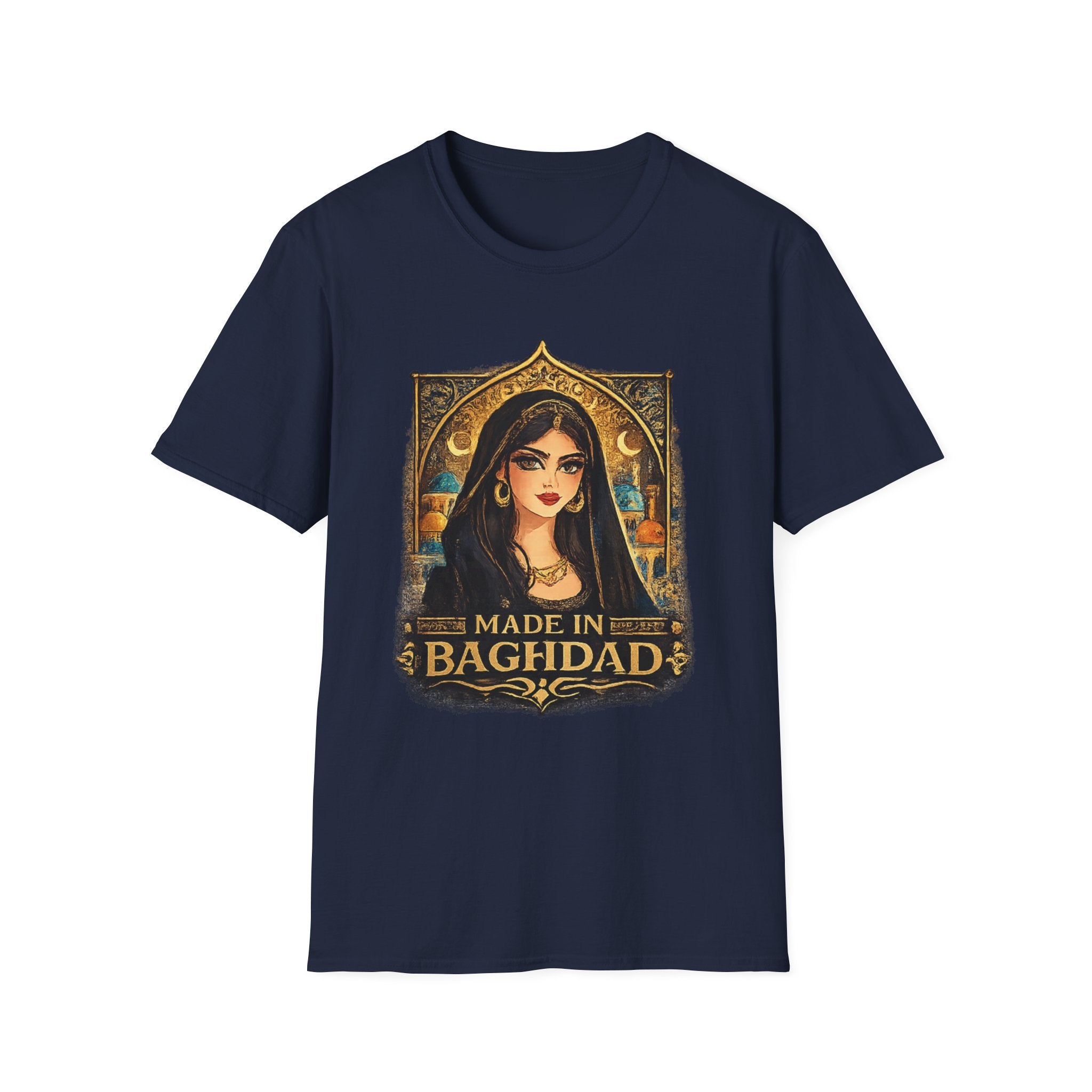 Made in Baghdad T-Shirt — Vintage Arabian Woman Graphic Tee