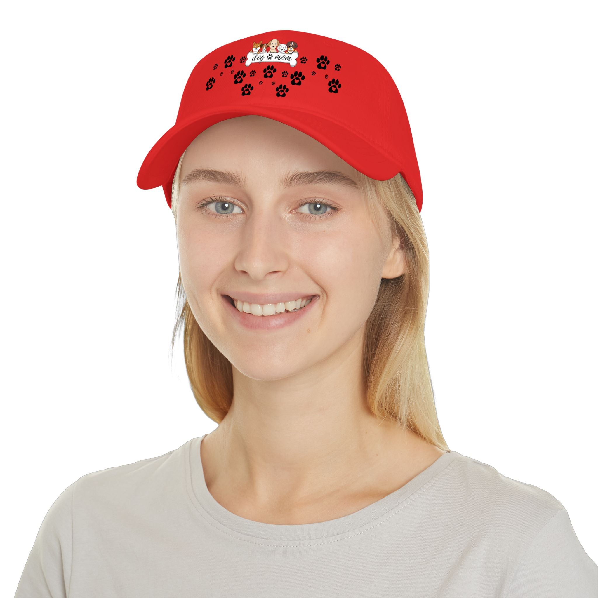 Pet Lover Paw Print Baseball Cap — Cute Dogs & Cats “Paws & Love” Hat