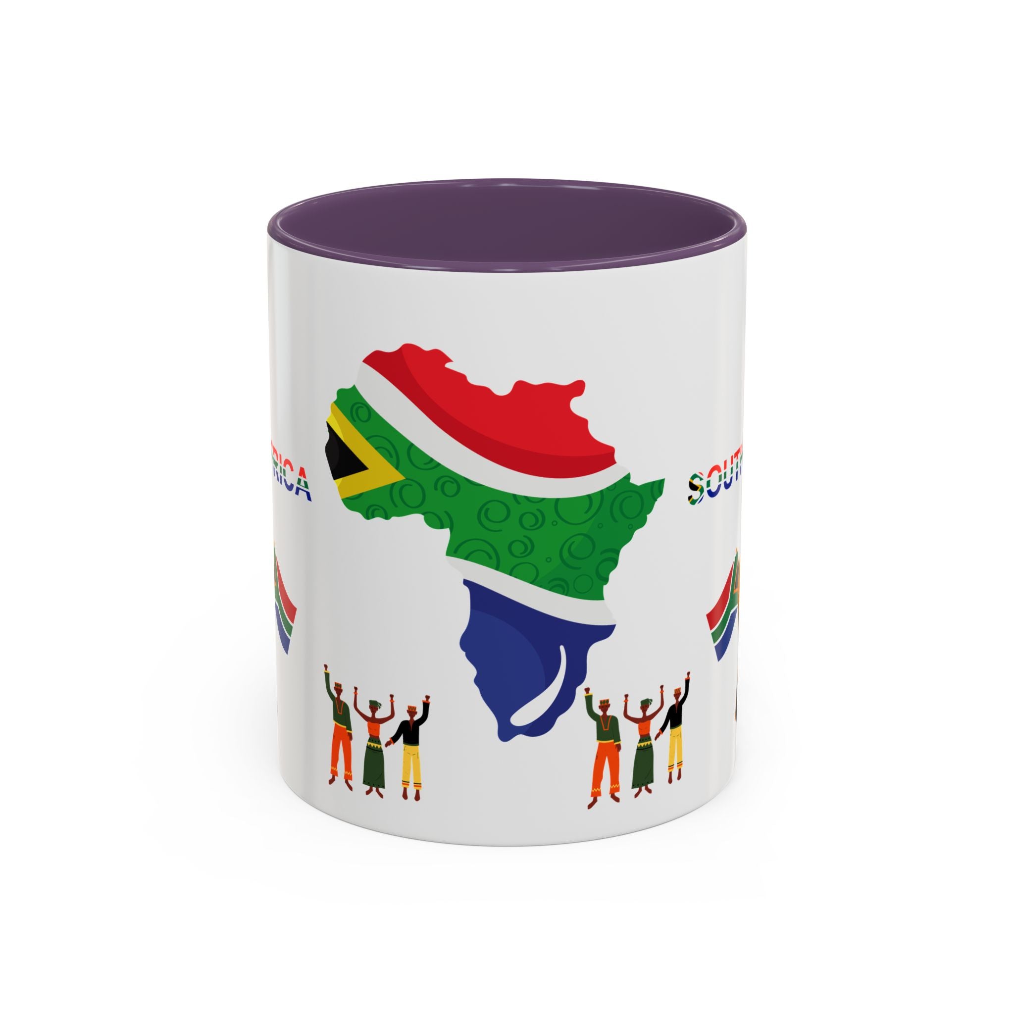 South Africa Coffee Mug — Map, Flag & Trophy Design (11/15oz)