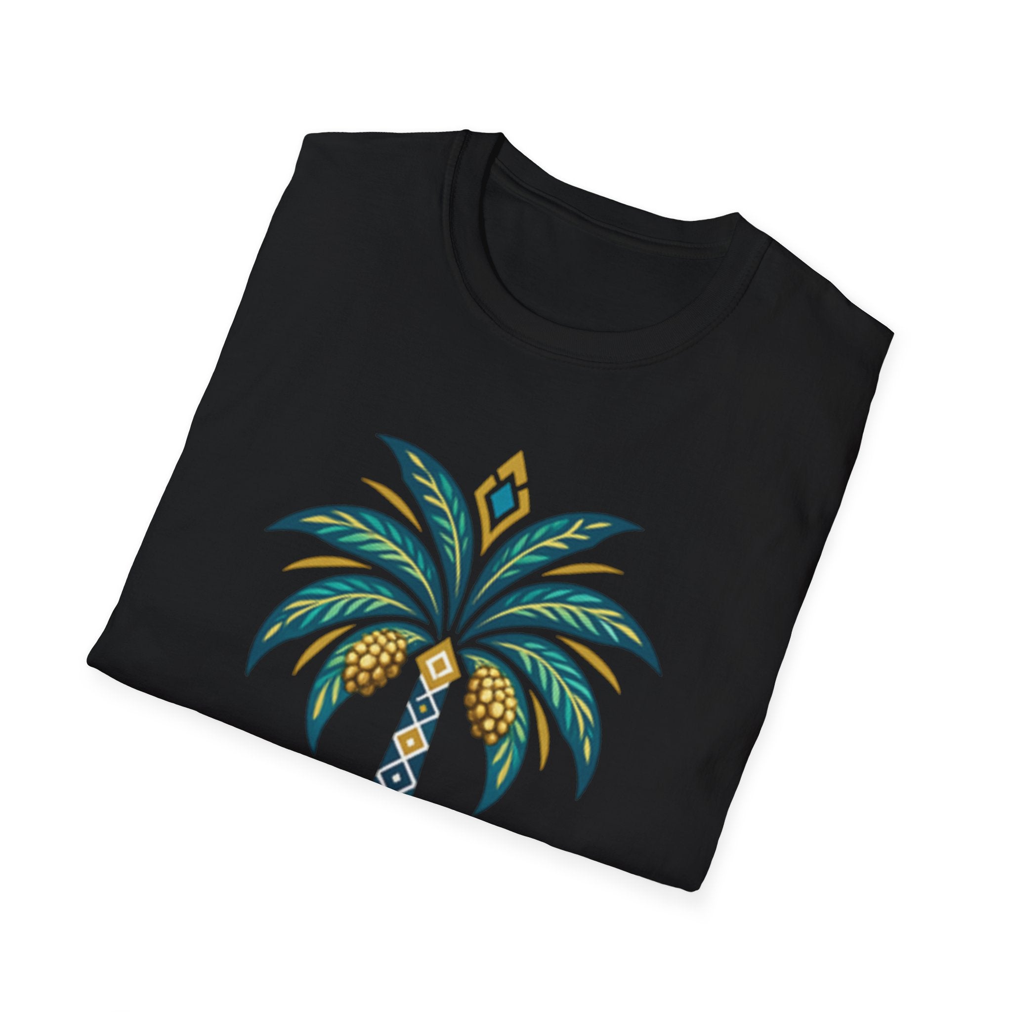 Tropical Patterned Palm Tree Tee