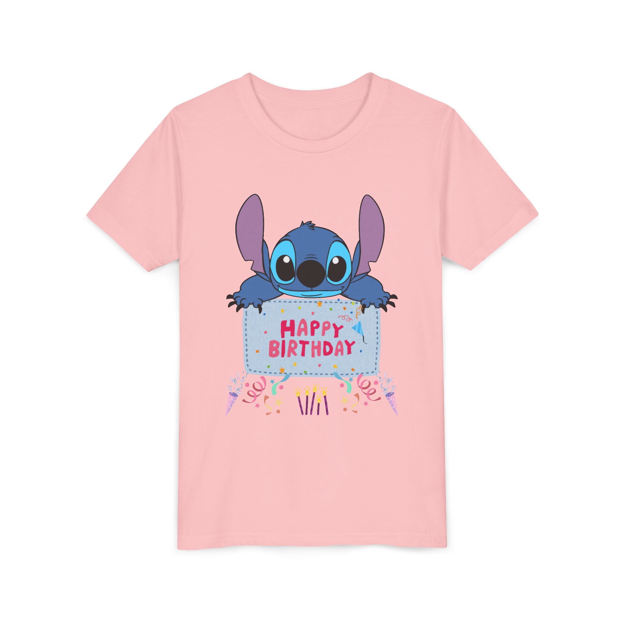 Stitch Happy Birthday Youth Tee