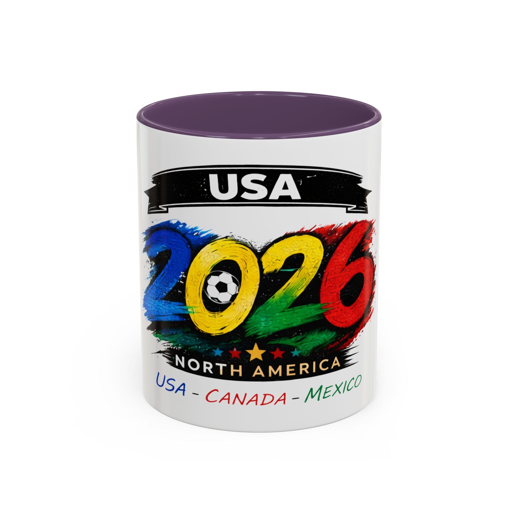 2026 North America Soccer Mug — USA Canada Mexico  Coffee Cup