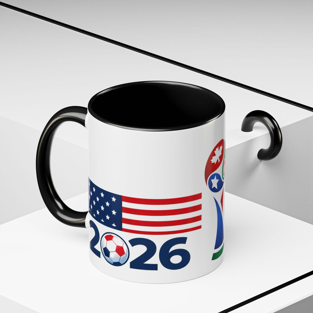 2026 cup USA+Canada Soccer Coffee Mug — 11/15oz Accent
