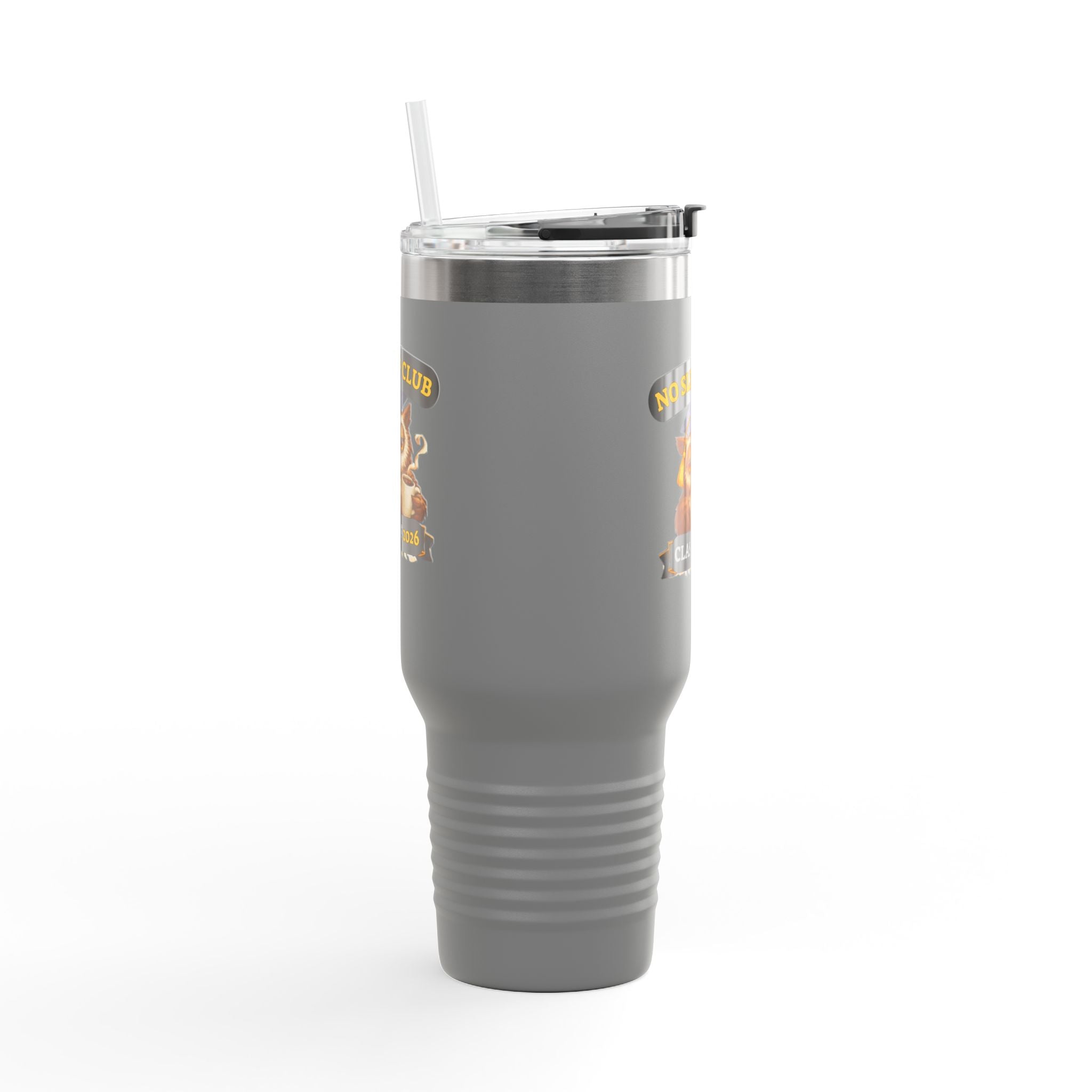 40oz Insulated Travel Mug – "No Sleep Club" Class of 2026 Graduation Tumbler