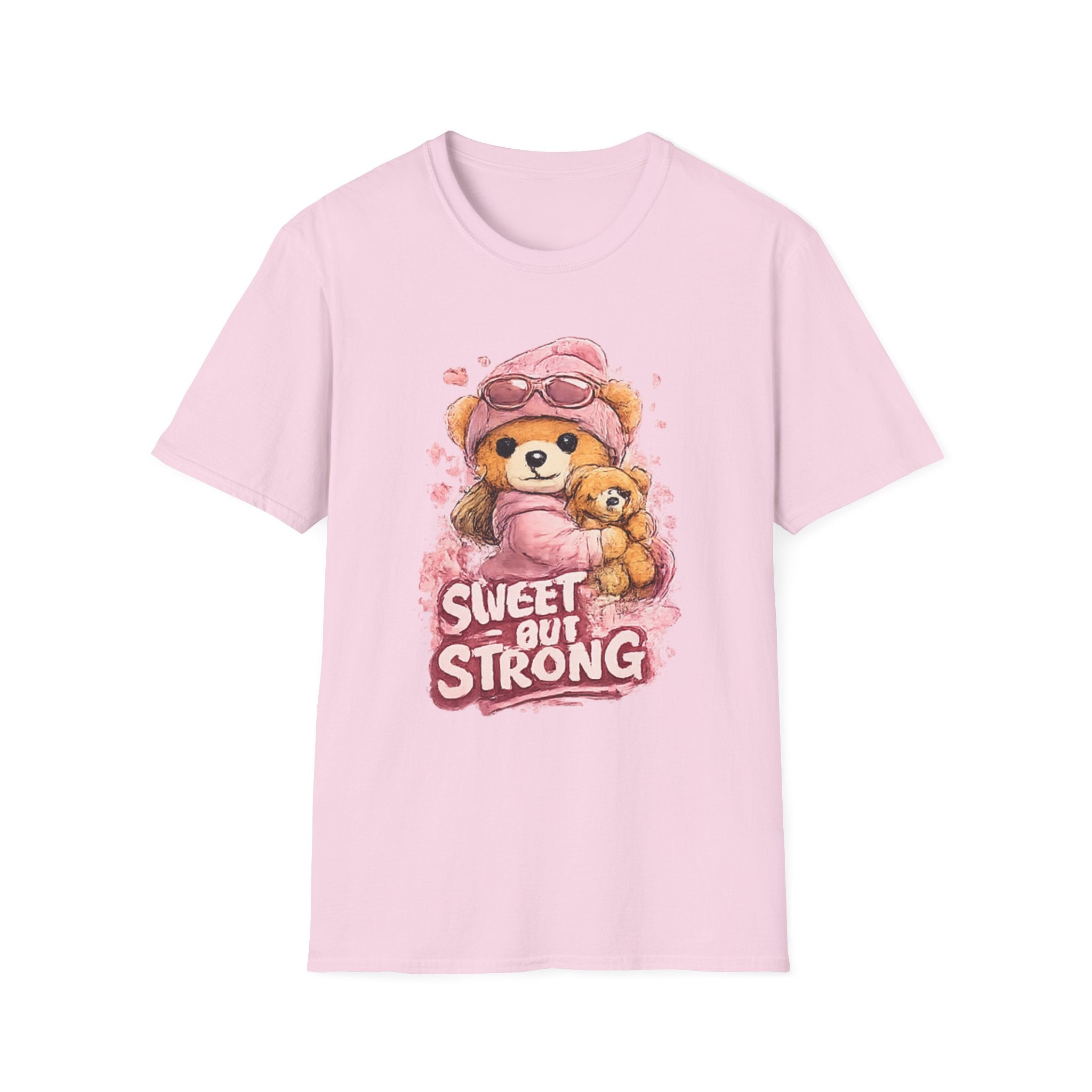 Sweet but Strong Bear T-Shirt — Cute Teddy Graphic Tee