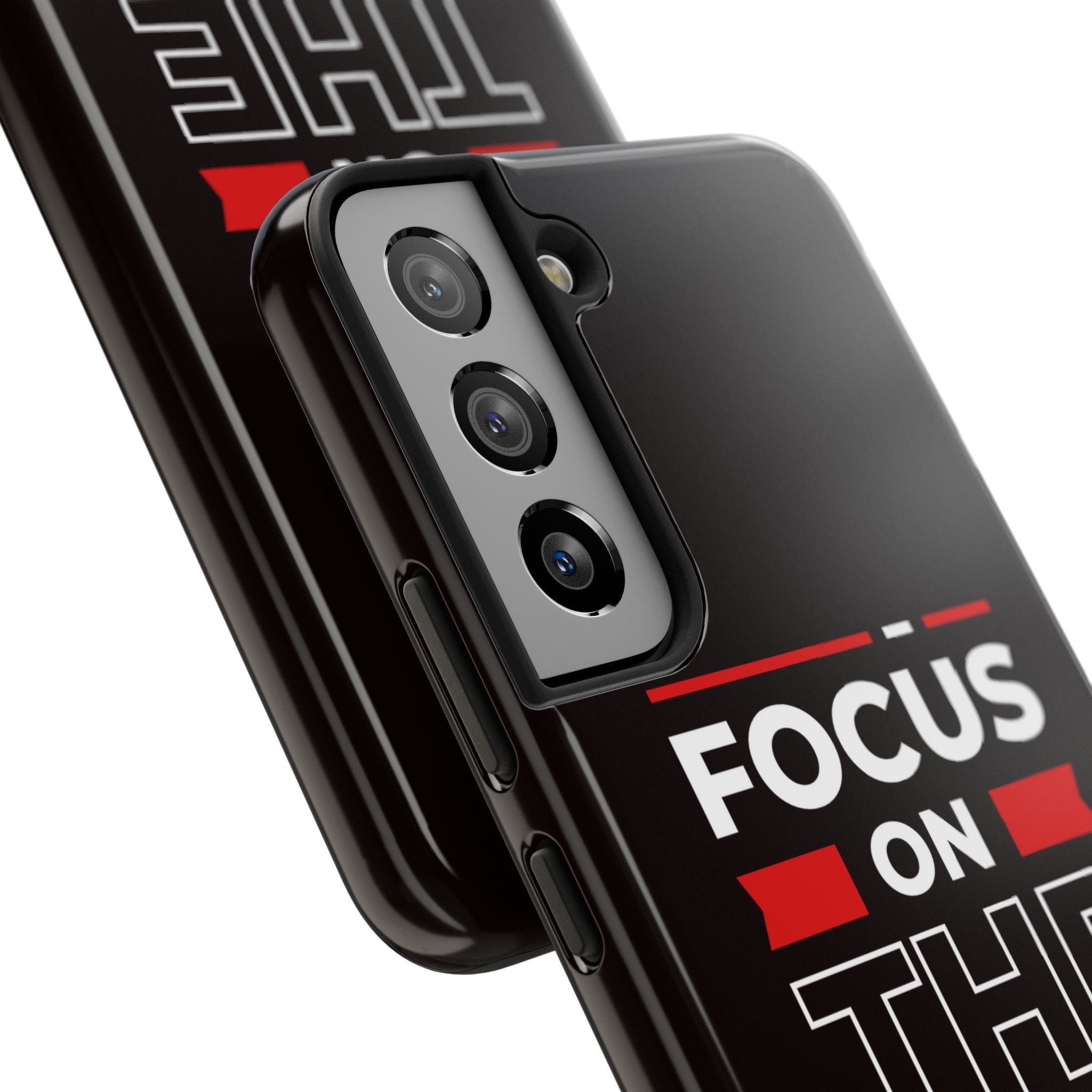 Focus on the Future Tough Phone Case — Motivational Protective Phone Cover