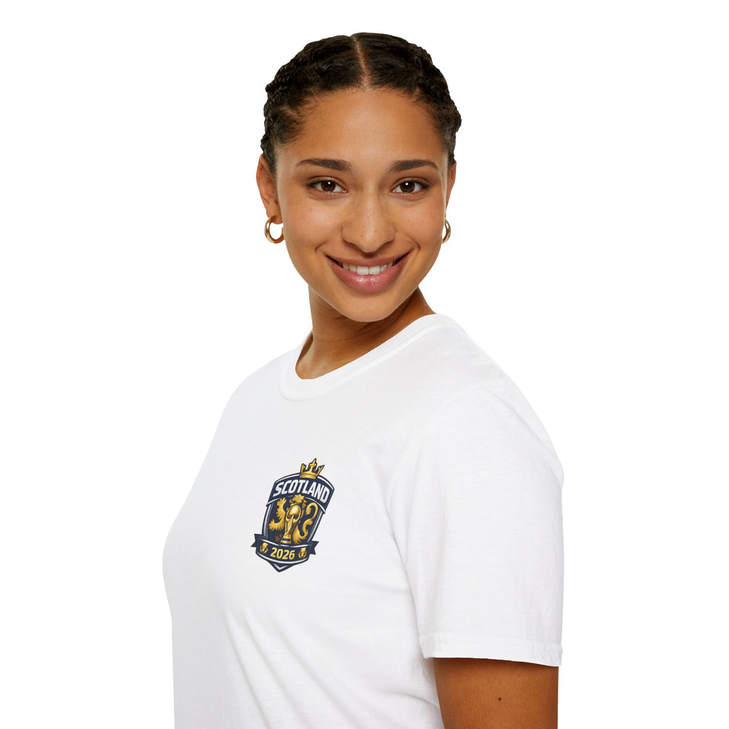 Scotland Map T-Shirt with Saltire Crest – Scottish Pride Tee