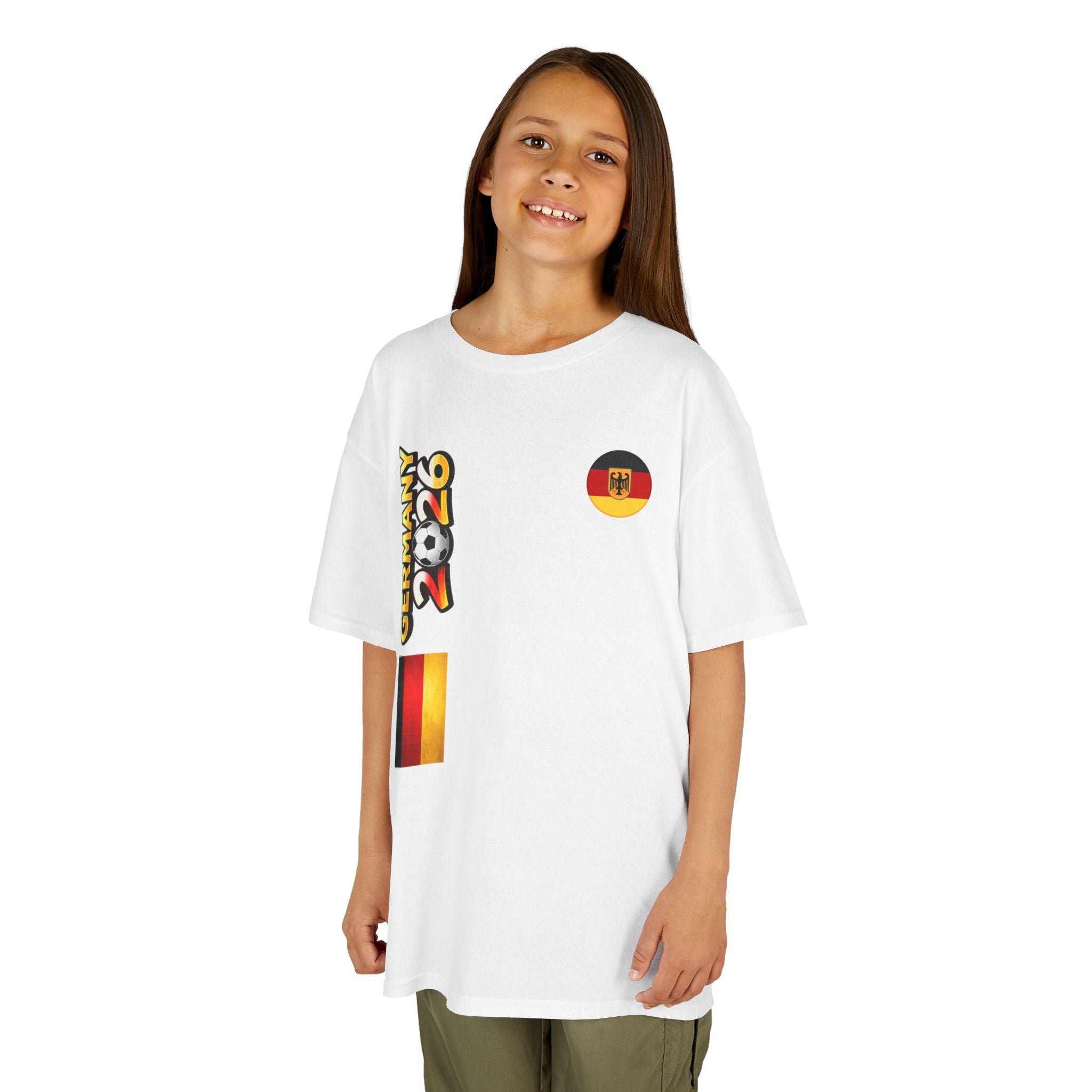 Germany 2026 Kids T‑Shirt — Cup Champion Trophy with Flags