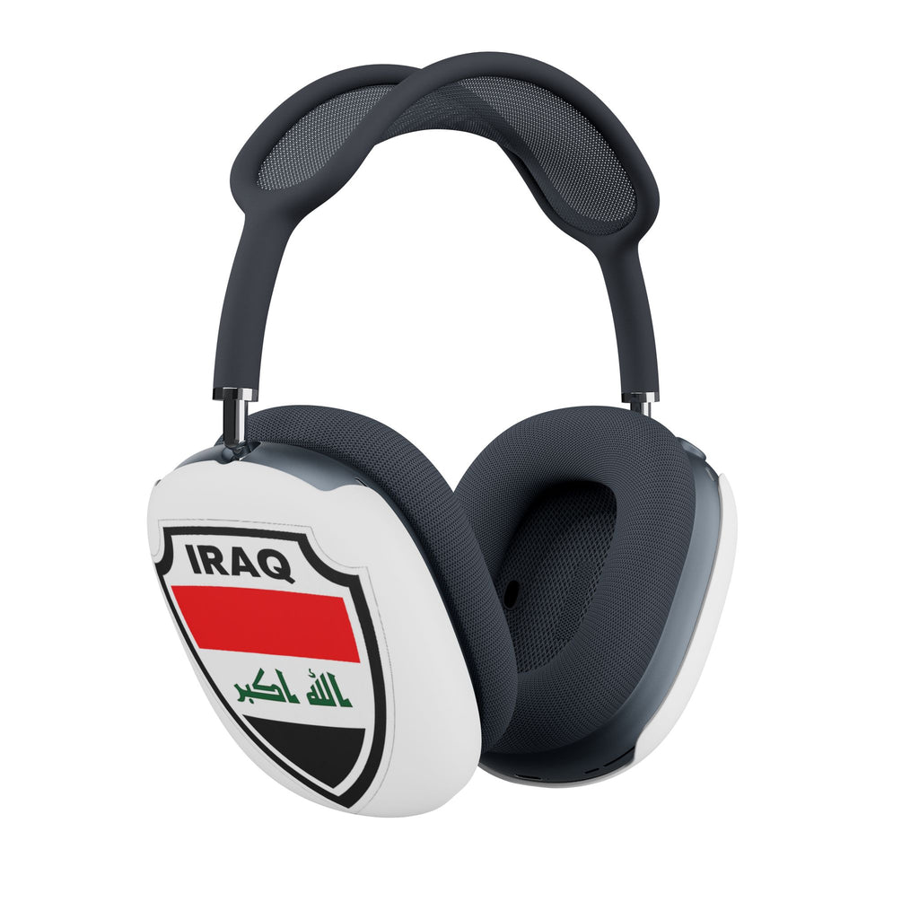 Iraq Flag Shield AirPod Max Case — Protective Patriotic Headphone Covers