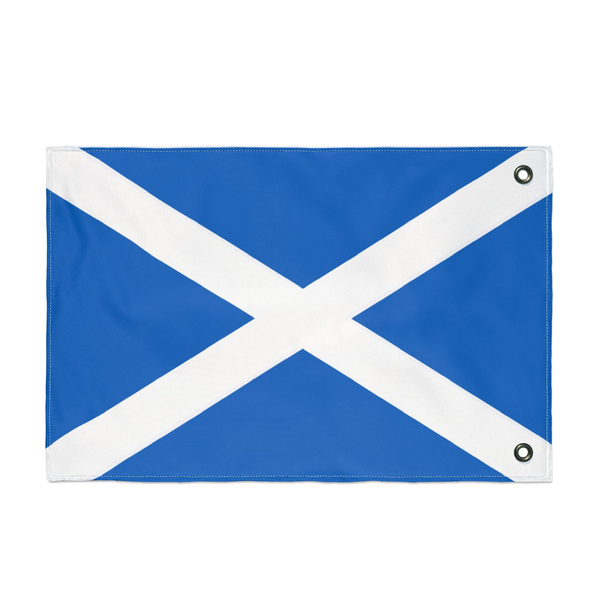 Scottish Saltire Flag — Double-Sided Outdoor Garden Banner