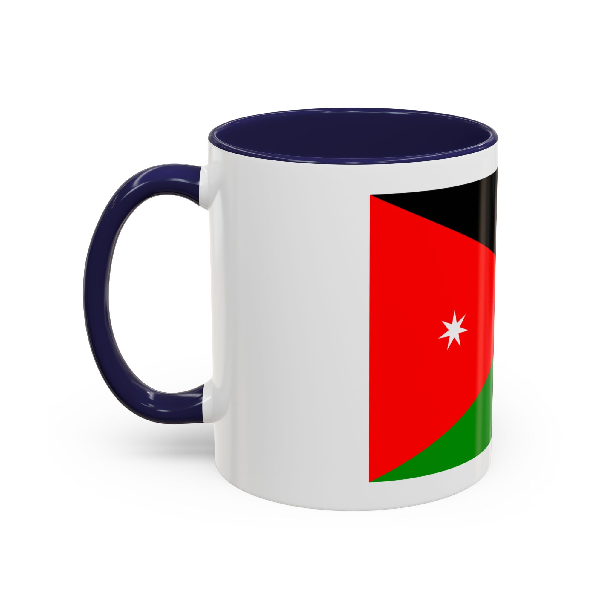Jordan Flag Accent Coffee Mug – Patriotic Jordanian Tea & Coffee Cup (11/15oz)