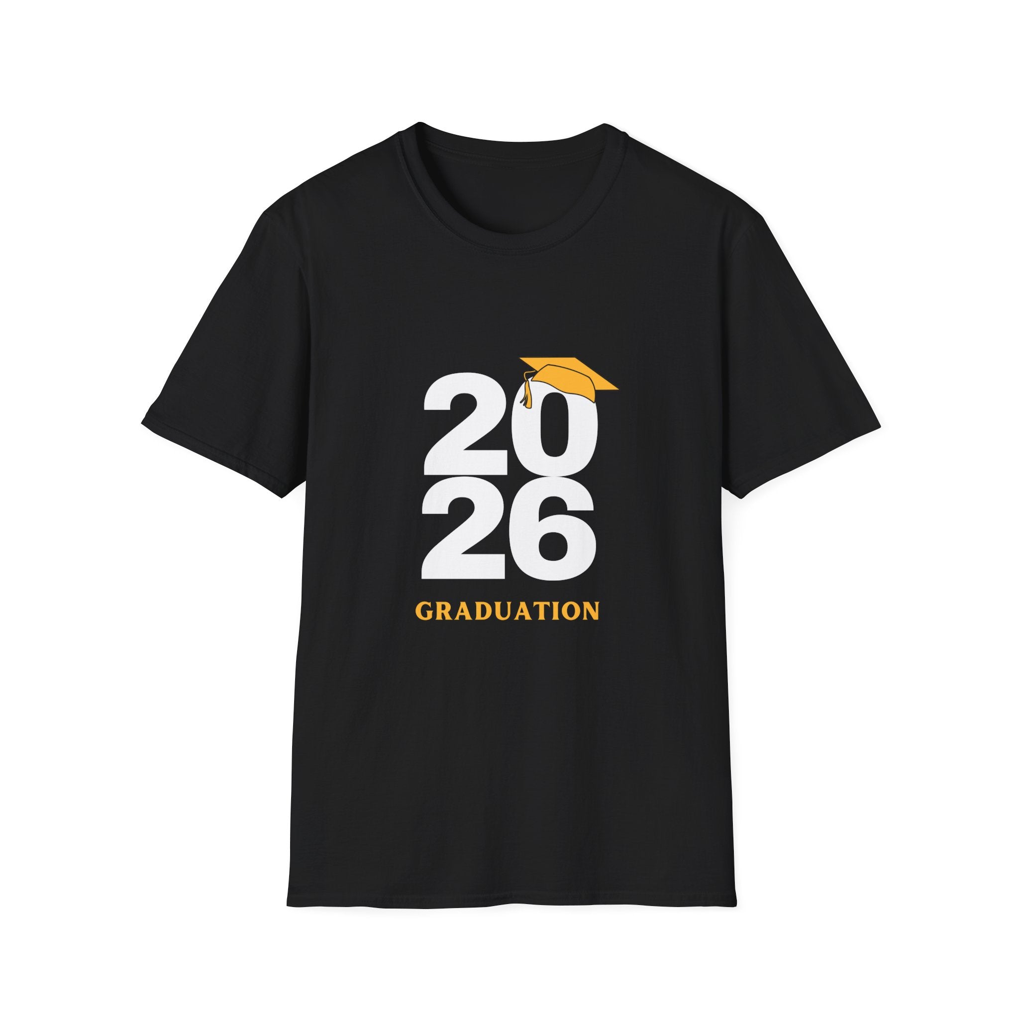 2026 Graduation T-Shirt with Cap Graphic — Class of 2026 Celebration Tee