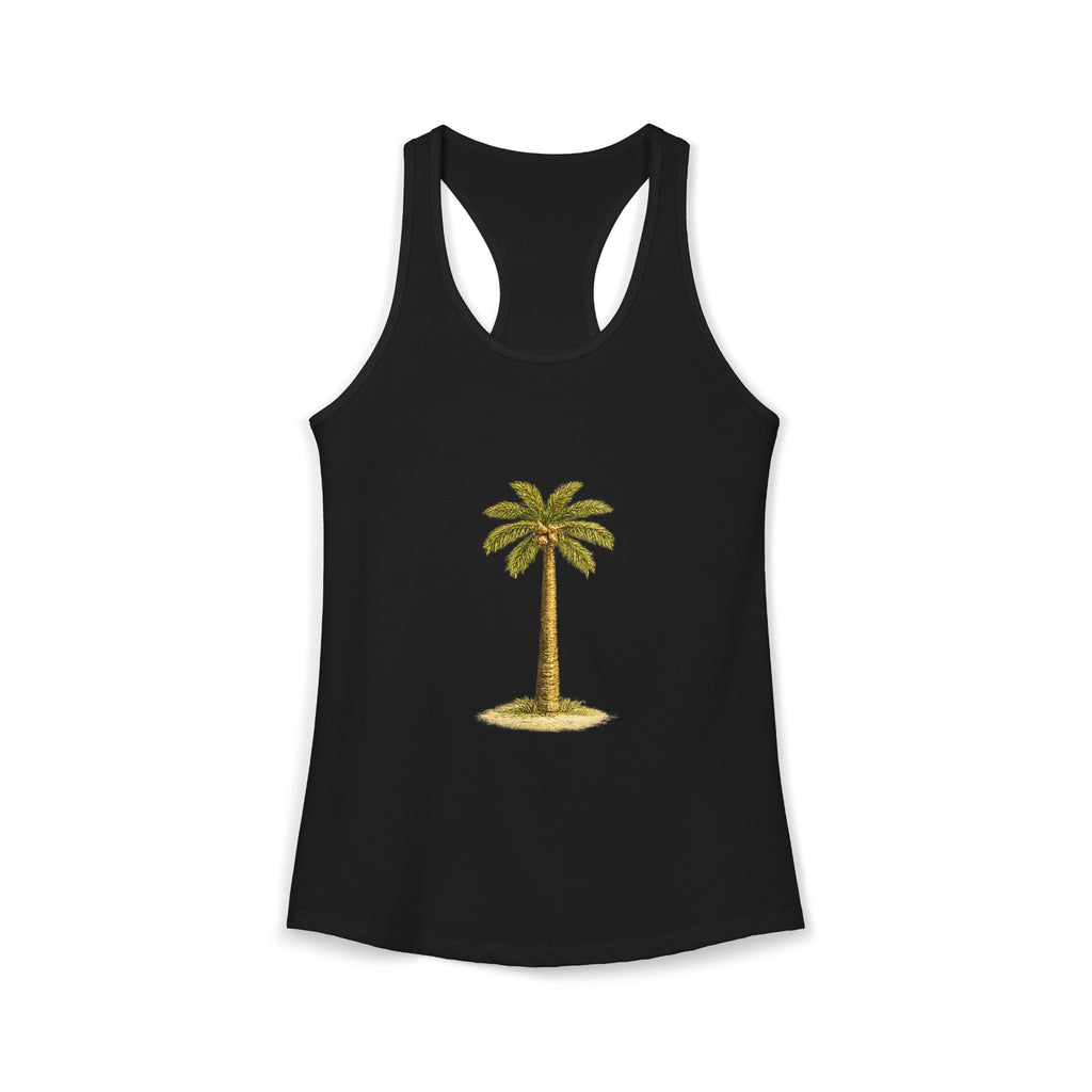 Women's Palm Tree Ideal Racerback Tank