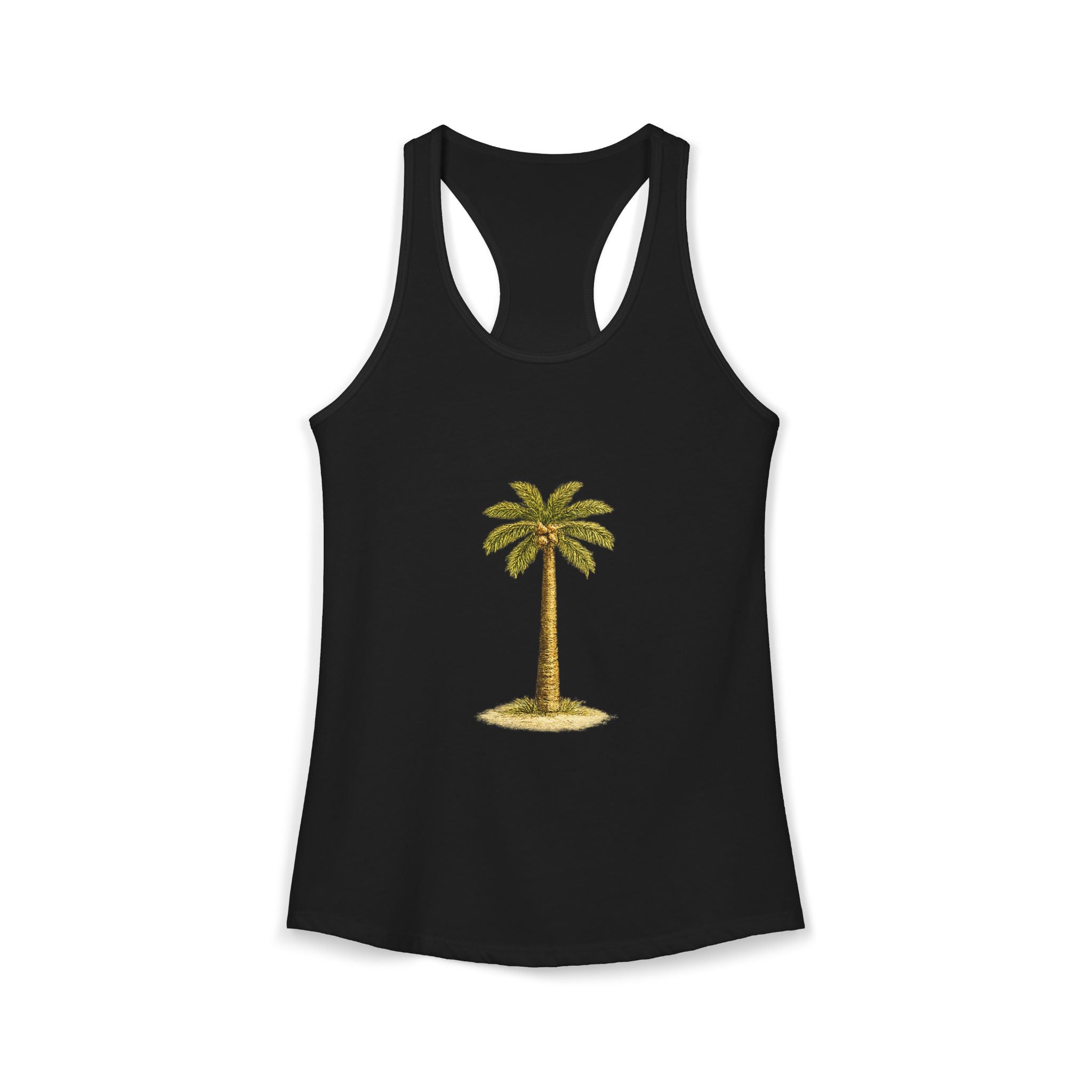 Women's Palm Tree Ideal Racerback Tank