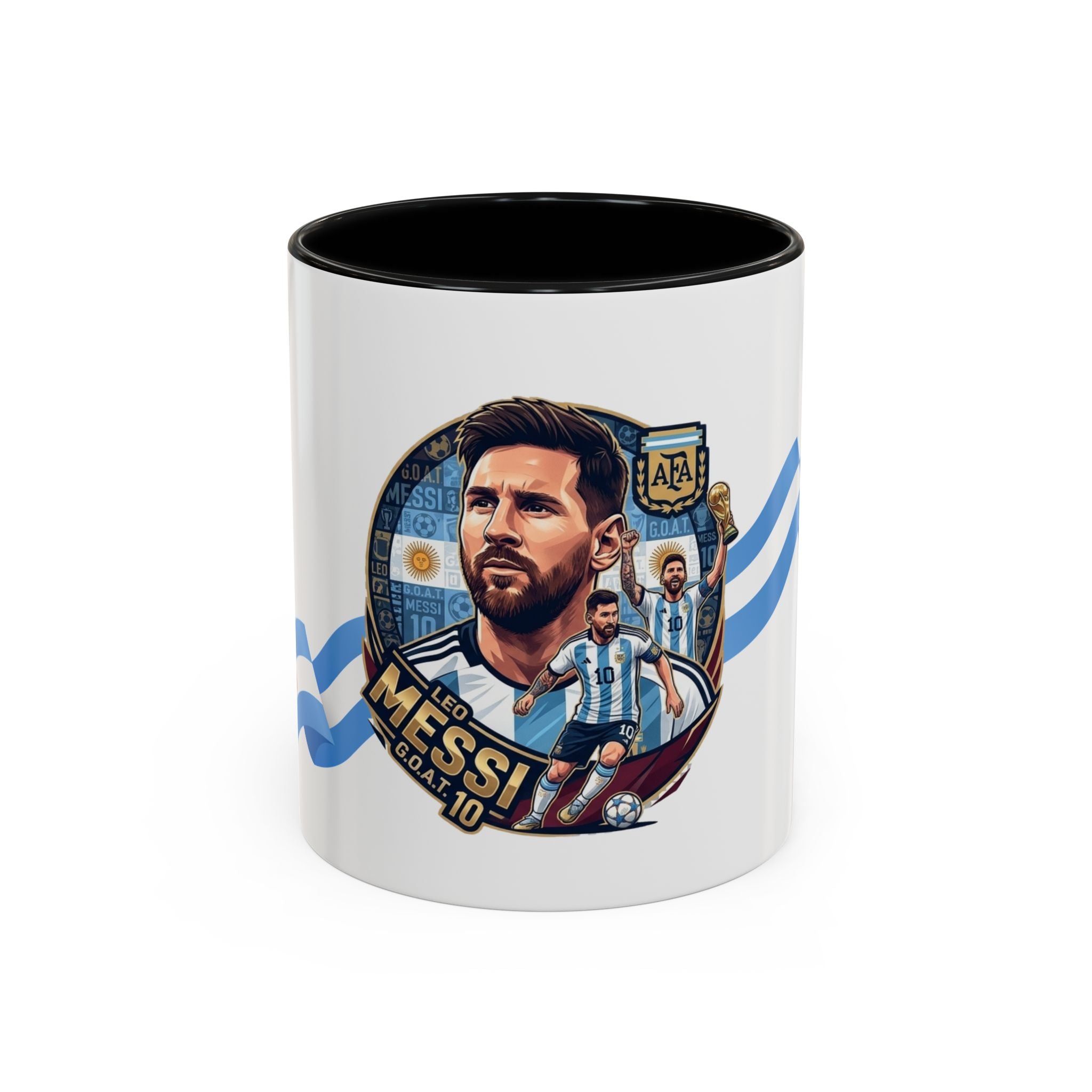 Argentina Soccer Player Coffee Mug – National Flag Accent