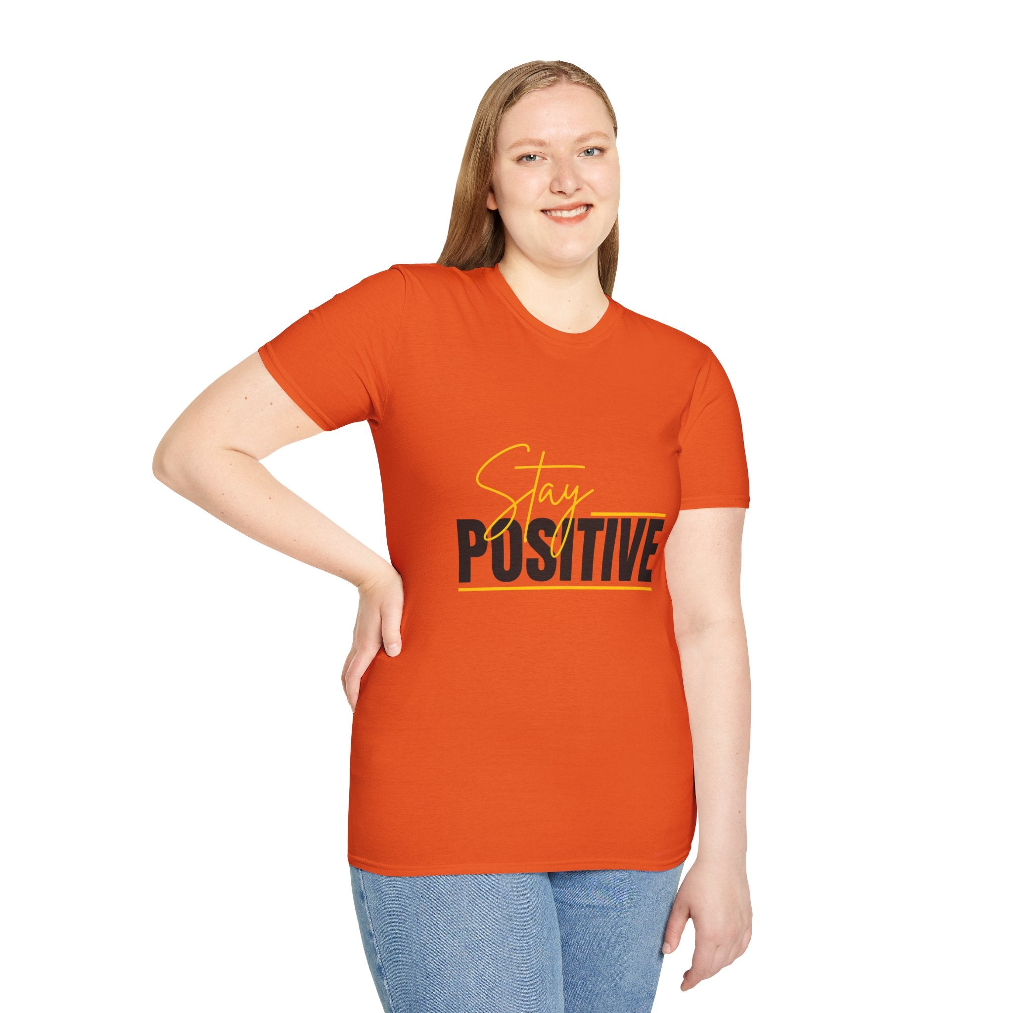 Stay Positive T-Shirt — Inspirational Motivational Graphic Tee