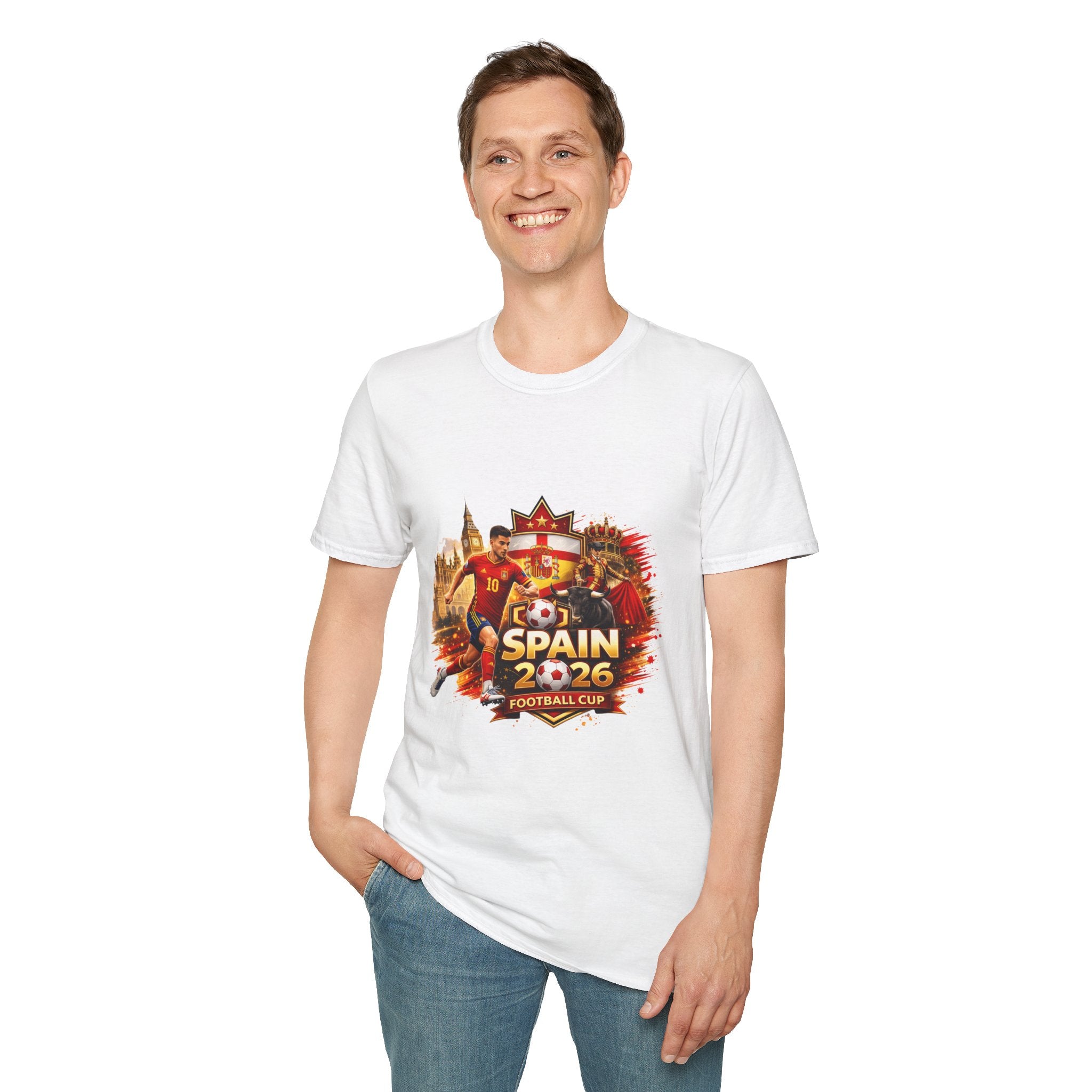 Spain 2026 Football T-Shirt – Spain National Team Soccer Fan Tee