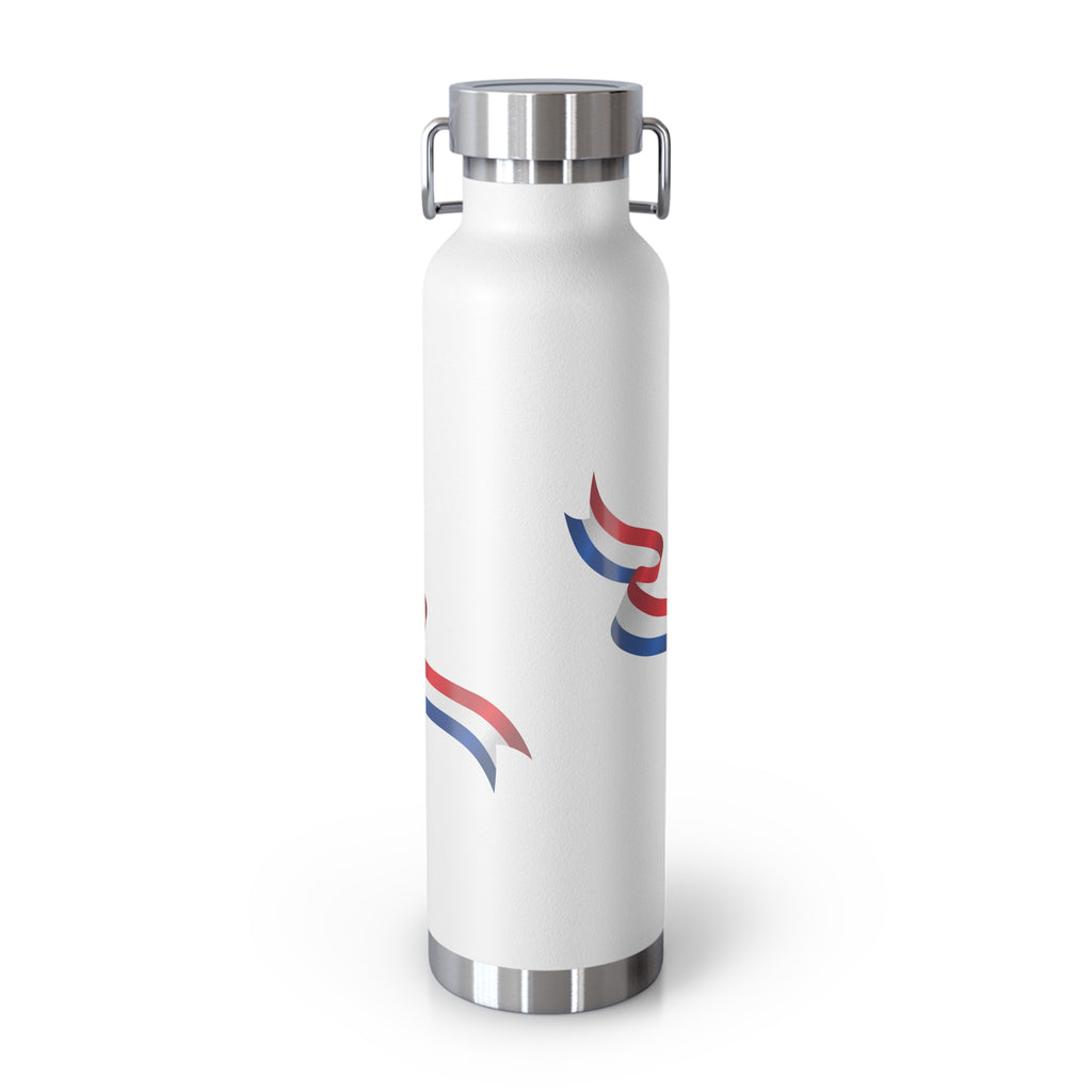 Croatia 2026 Soccer Fan Insulated Water Bottle, 22oz