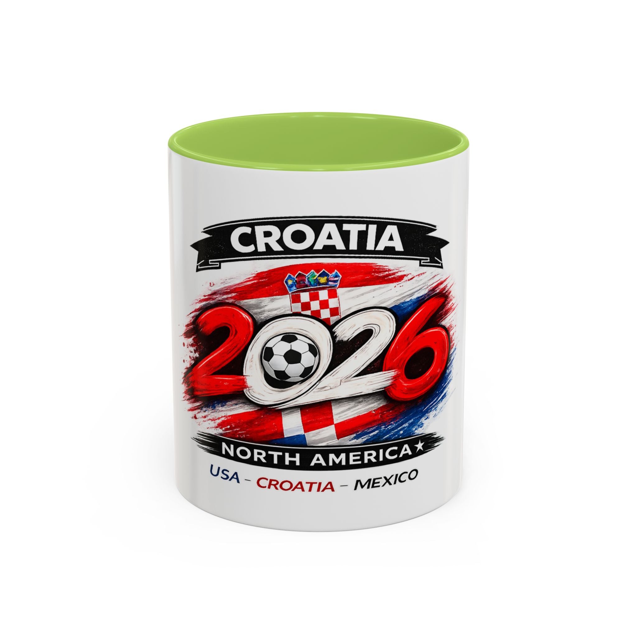 Croatia 2026 Soccer Mug — North America Cup Supporter Coffee Cup