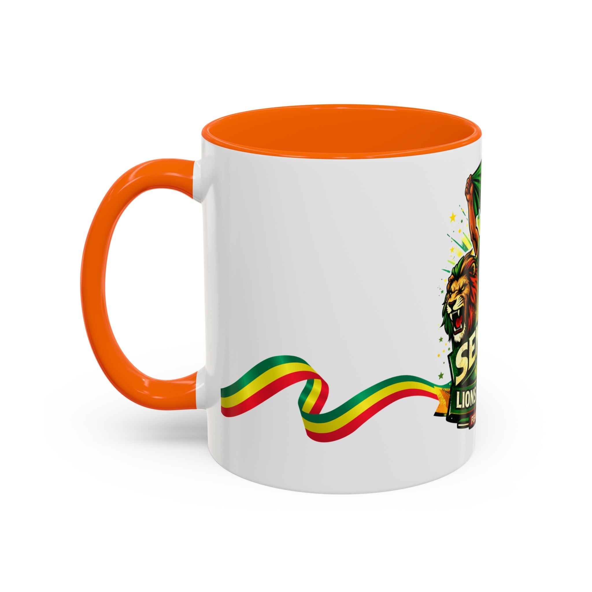 Senegal Lions of Teranga Coffee Mug – 11/15oz Accent Mug (Fear The Lions)