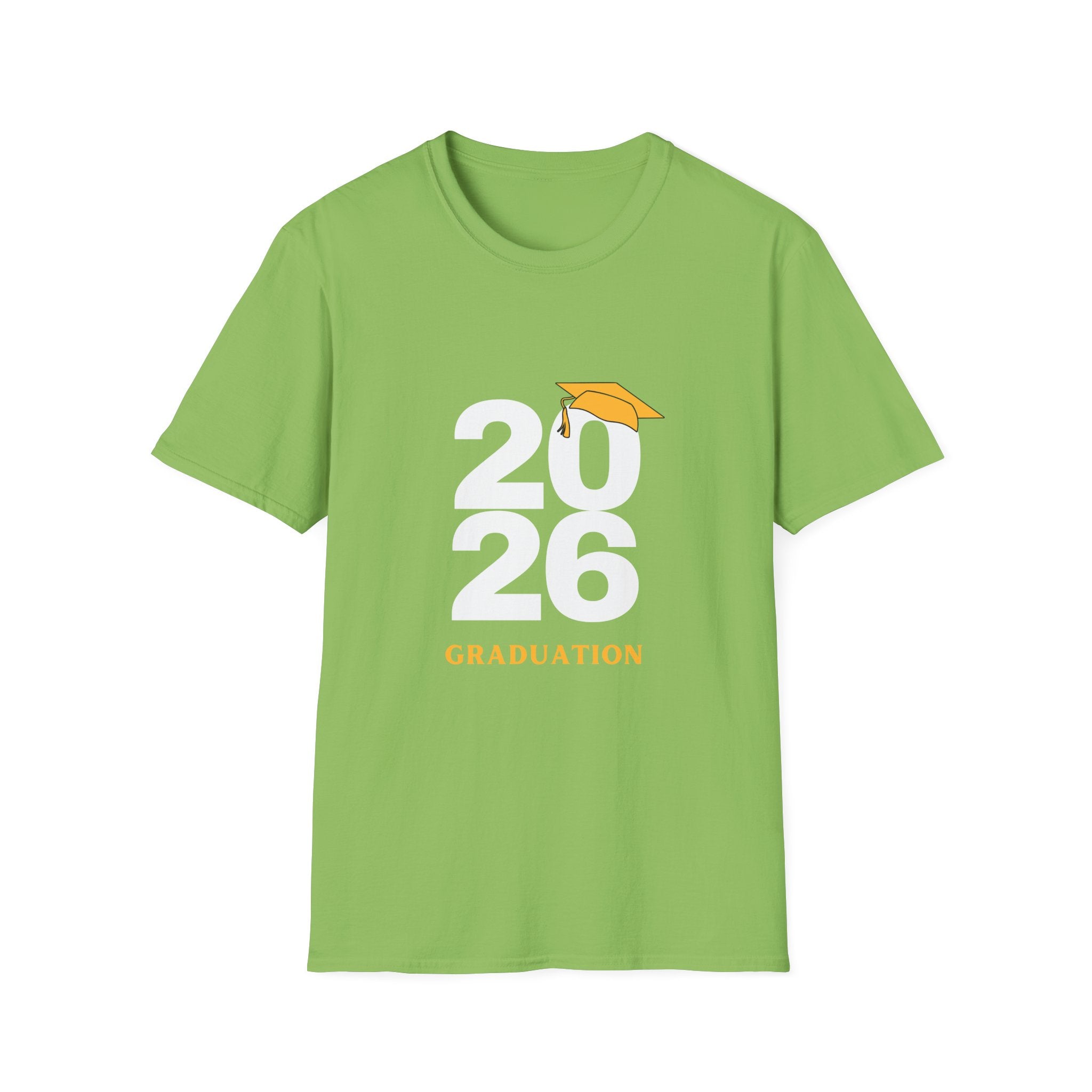 2026 Graduation T-Shirt with Cap Graphic — Class of 2026 Celebration Tee