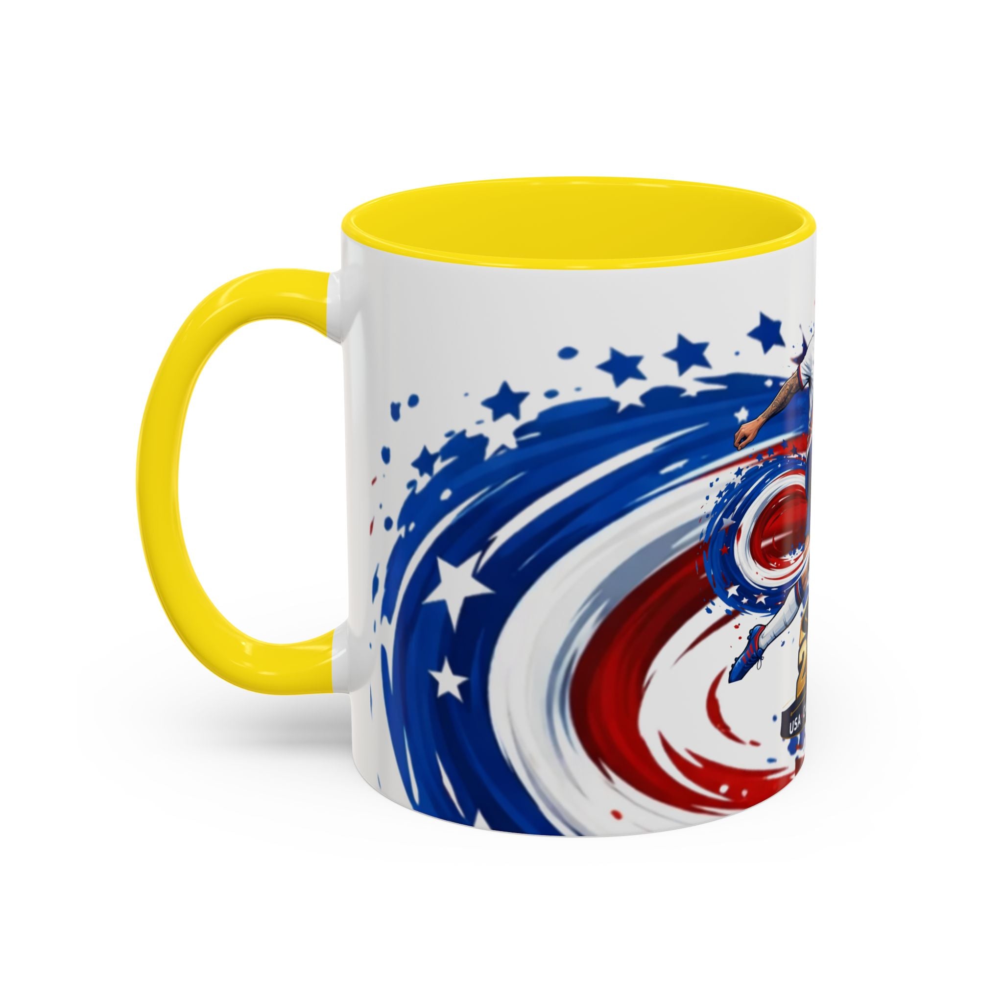 2026 CONCACAF Soccer Champion Accent Mug — USA Canada Mexico  Cup Qualifier Design