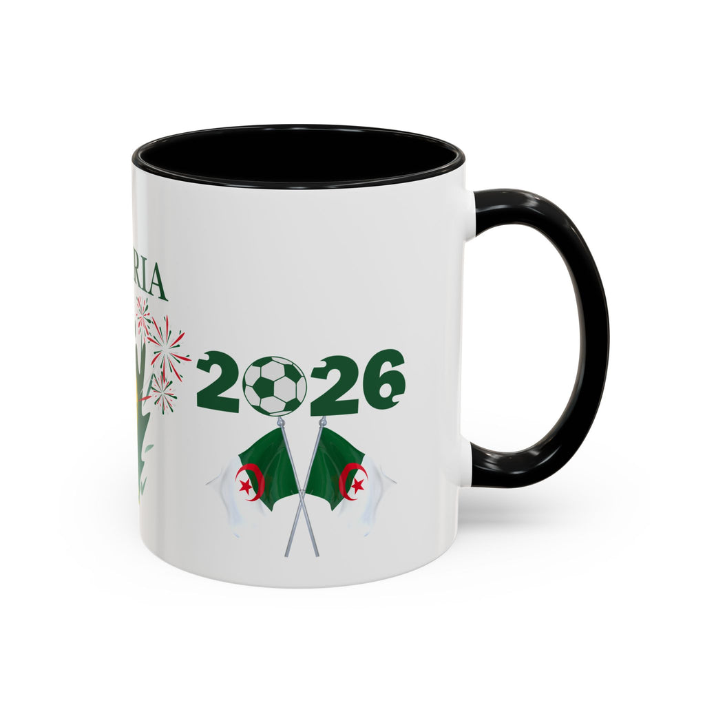 Algeria 2026 Cup Coffee Mug - Soccer Fan Accent Mug