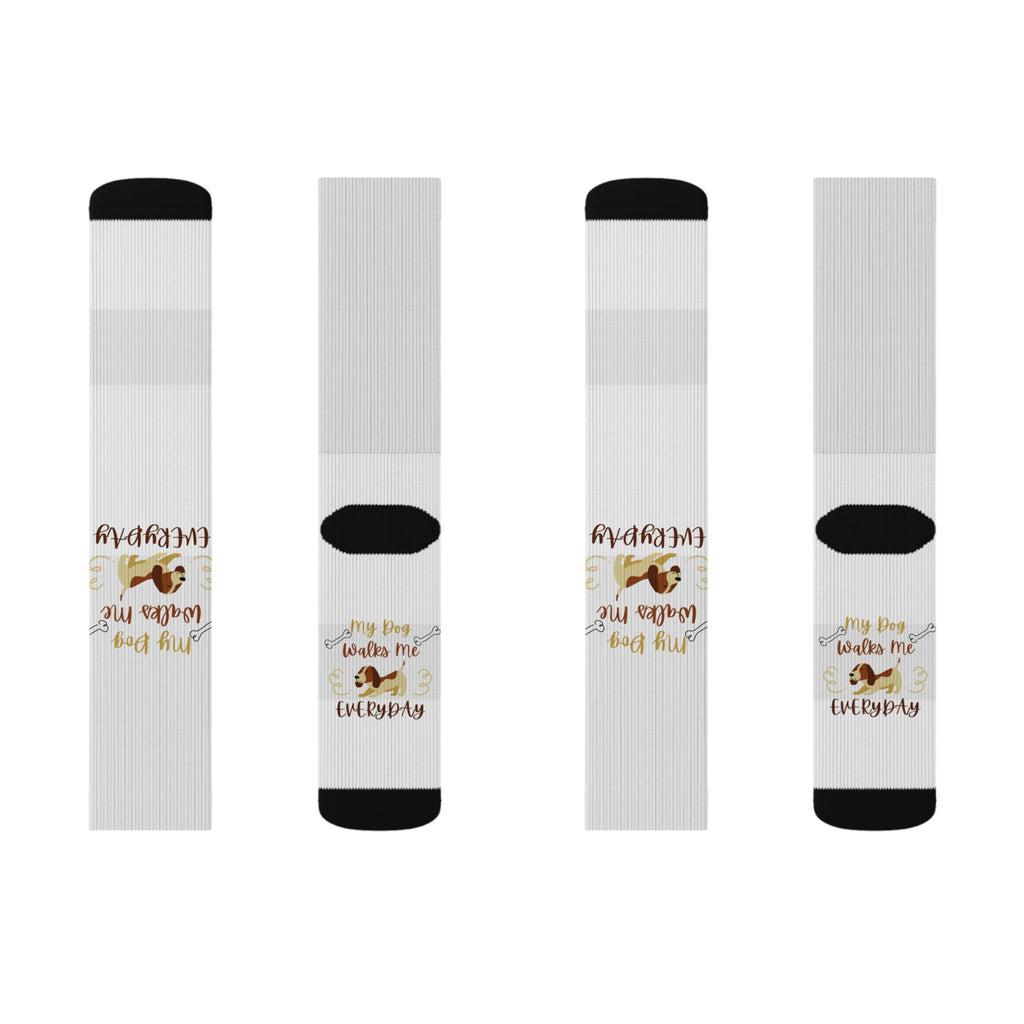 Cozy Fall 'Give Me Coffee & Cuddles' Sublimated Socks