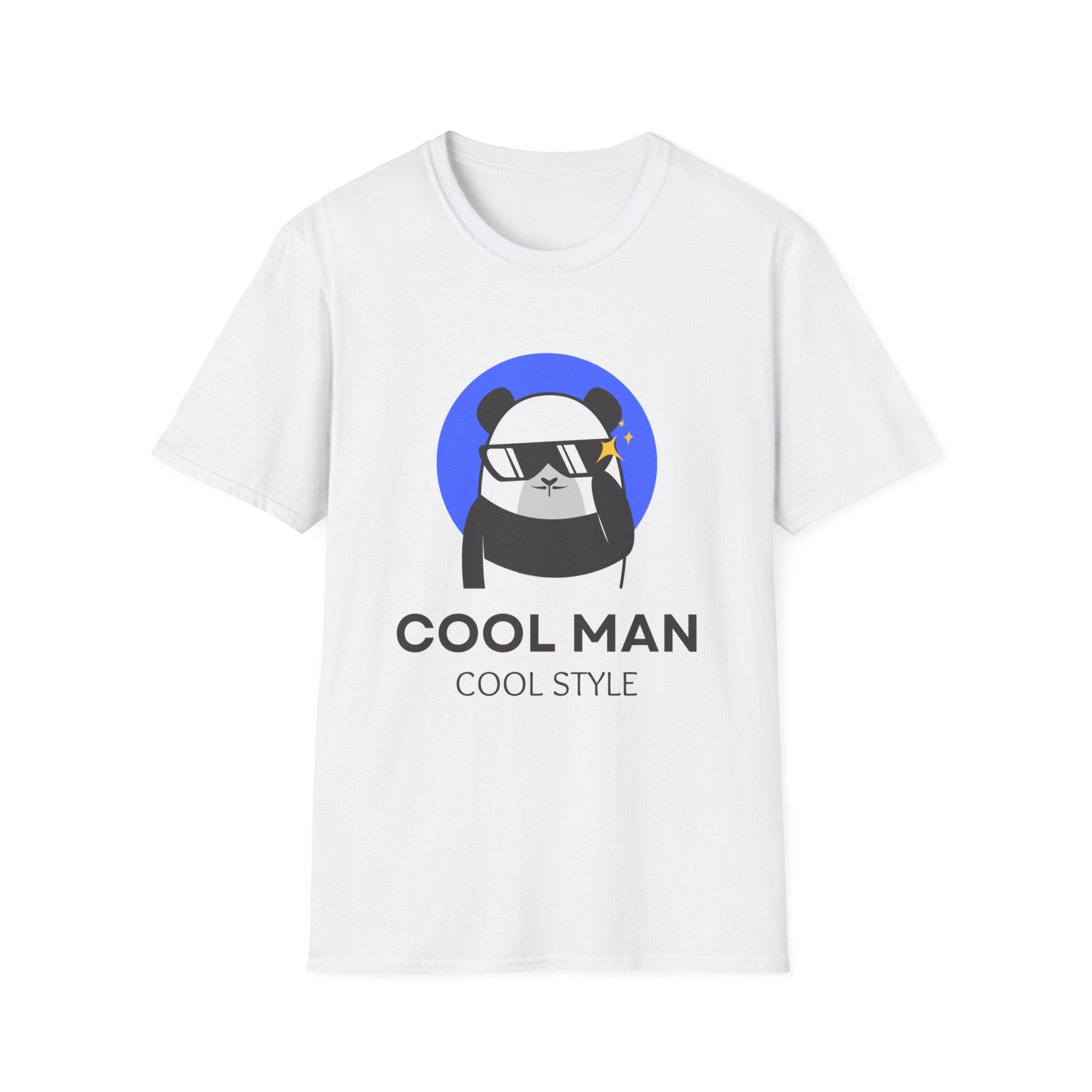 Cool Man Panda T-Shirt — 'Cool Man Cool Style' Graphic Tee