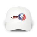 France Soccer Dad Cap — Embroidered French Flag Crest Hat