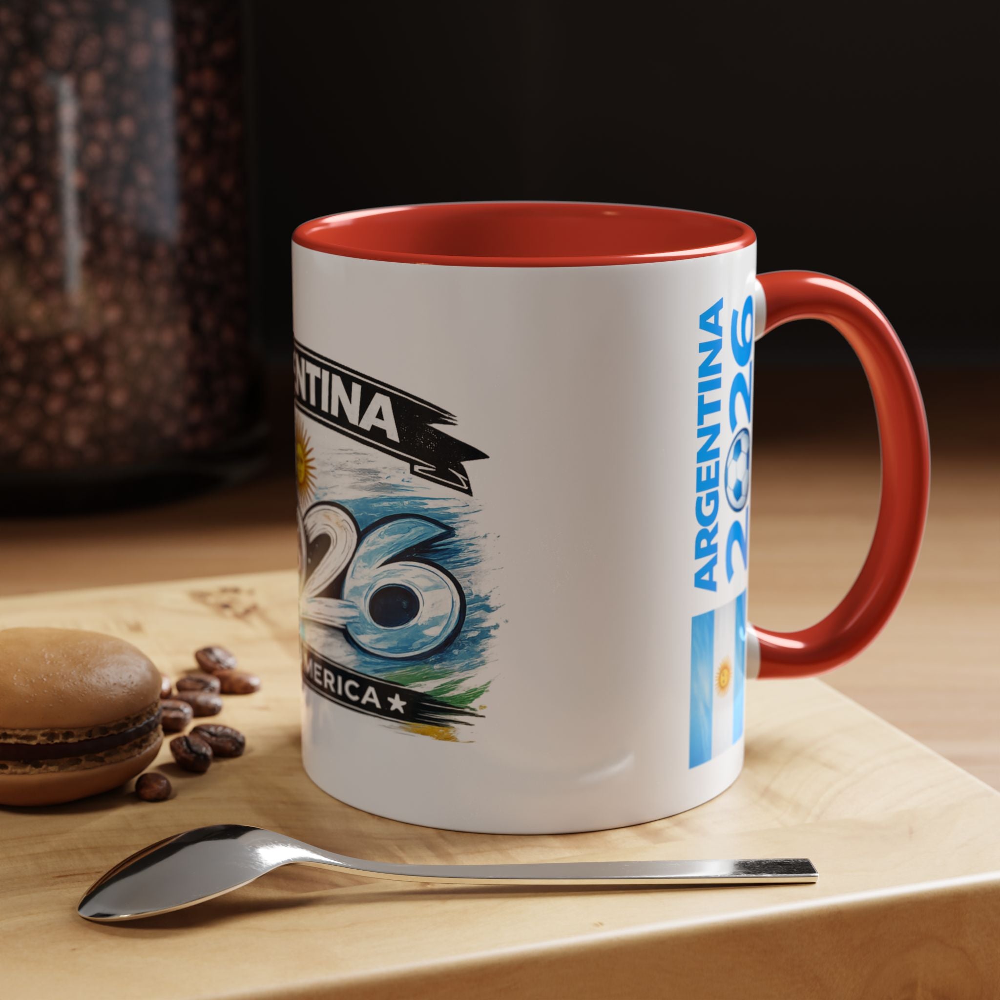 Argentina 2026 Soccer Cup Mug – Accent Coffee Cup (11/15oz)