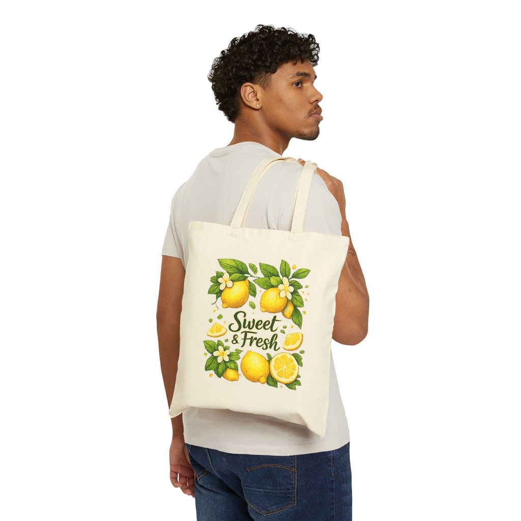 Tote Bag — Sweet & Fresh Lemon Canvas Shopper