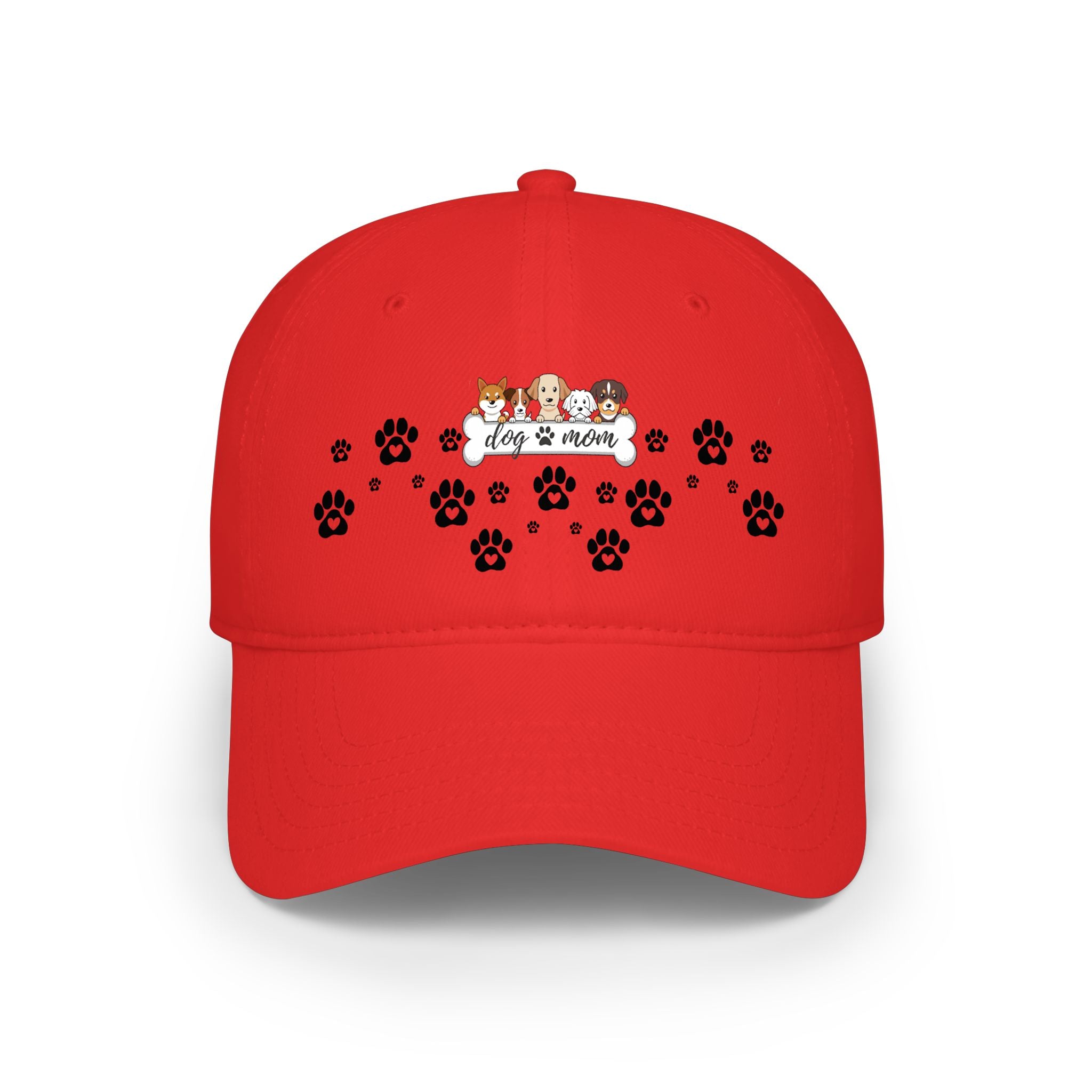 Pet Lover Paw Print Baseball Cap — Cute Dogs & Cats “Paws & Love” Hat