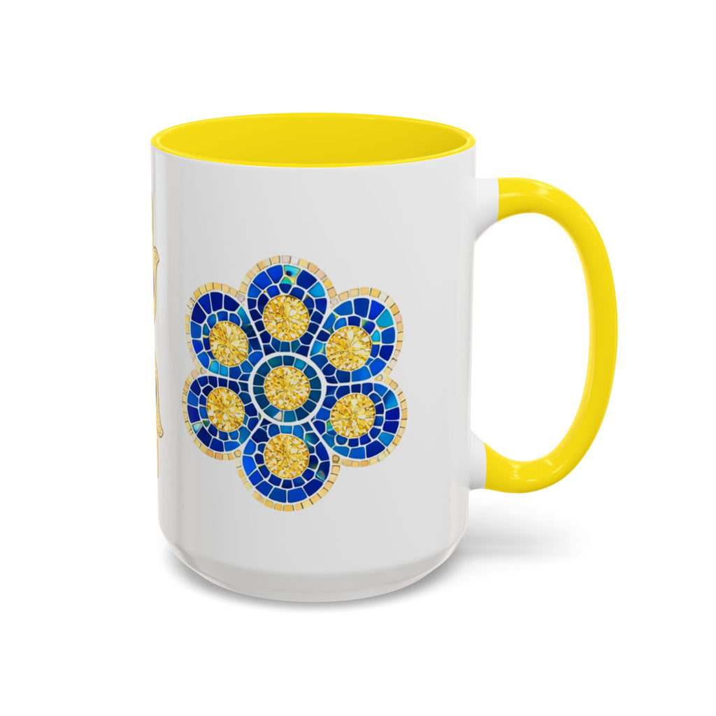 Evil Eye Hamsa Accent Coffee Mug