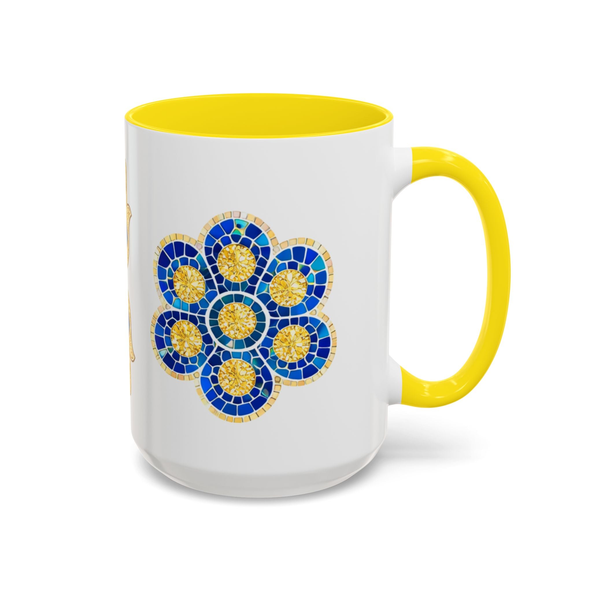 Evil Eye Hamsa Accent Coffee Mug