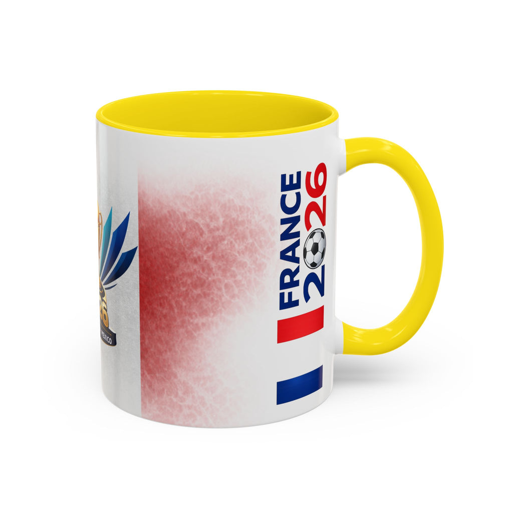 Soccer 2026 Commemorative Mug — France Accent Coffee Cup (11/15oz)