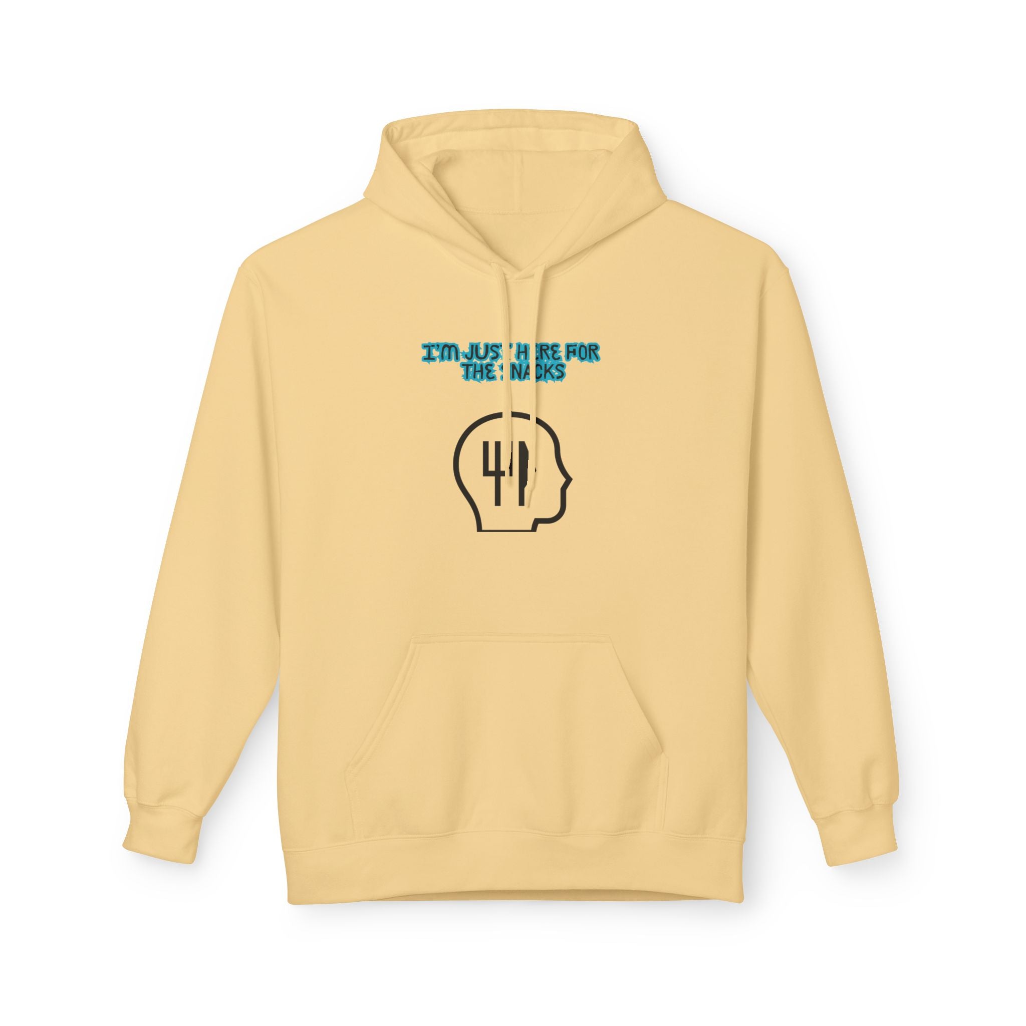 I’m Just Here for the Snacks Unisex Midweight Softstyle Fleece Hoodie