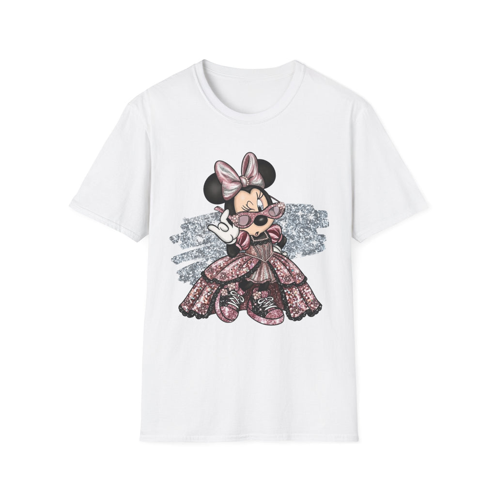Minnie Mouse Pink Glitter Dress T-Shirt