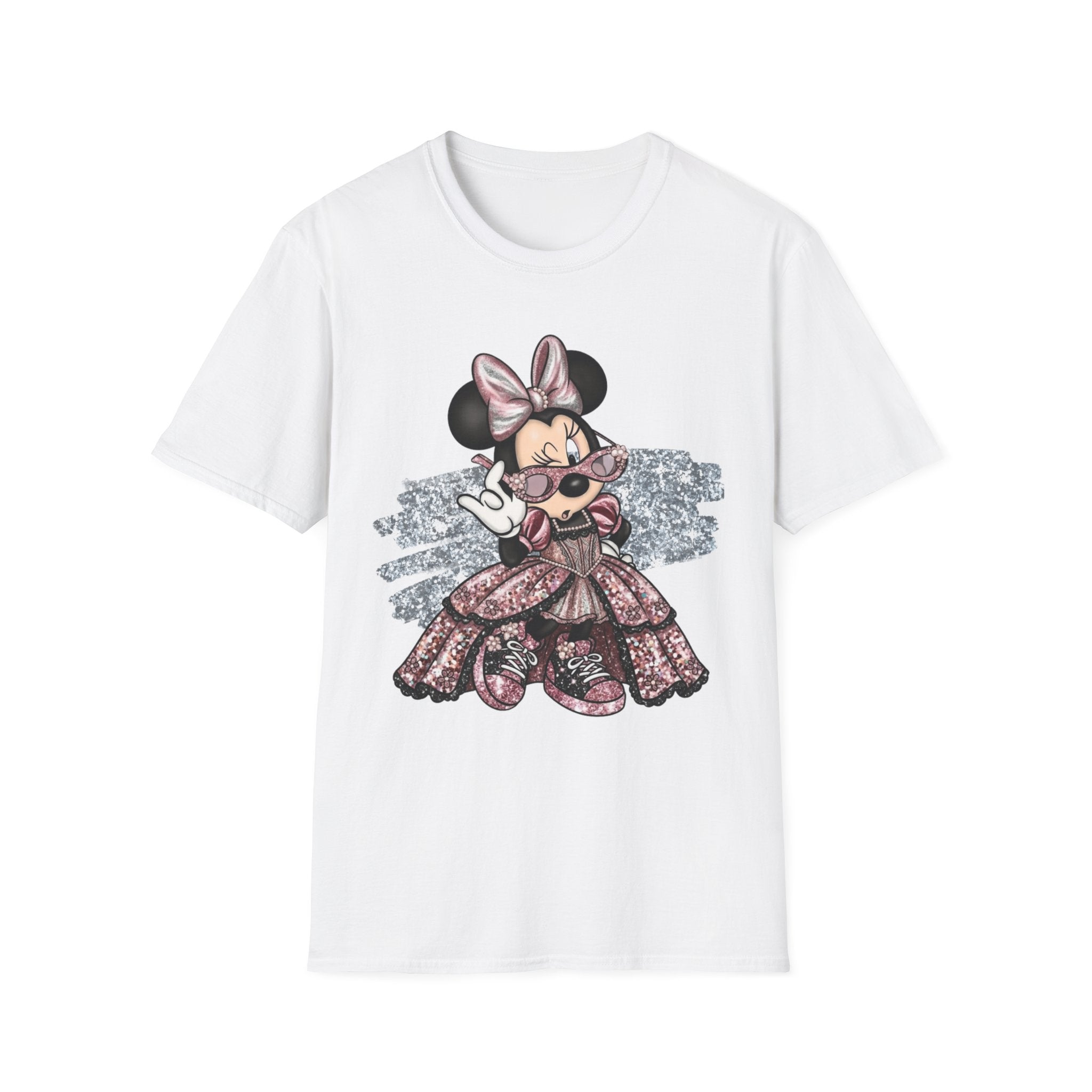 Minnie Mouse Pink Glitter Dress T-Shirt