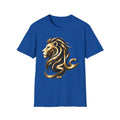 Lion Portrait ALI Name T-Shirt — Regal Golden Lion Graphic Tee