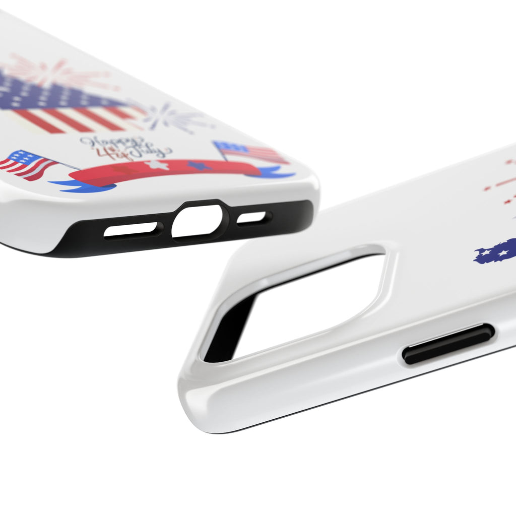 4th of July Tough Phone Case — Statue of Liberty USA Flag Design
