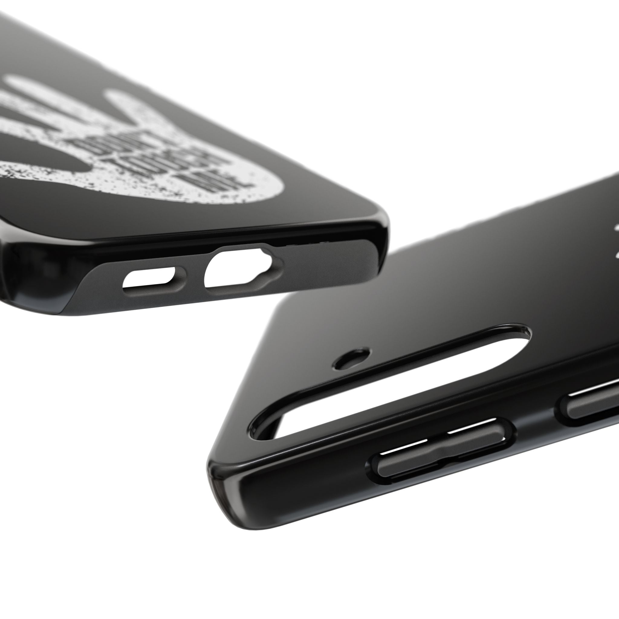 Phone Case — “Don’t Touch Me” Black Protective Tough Case