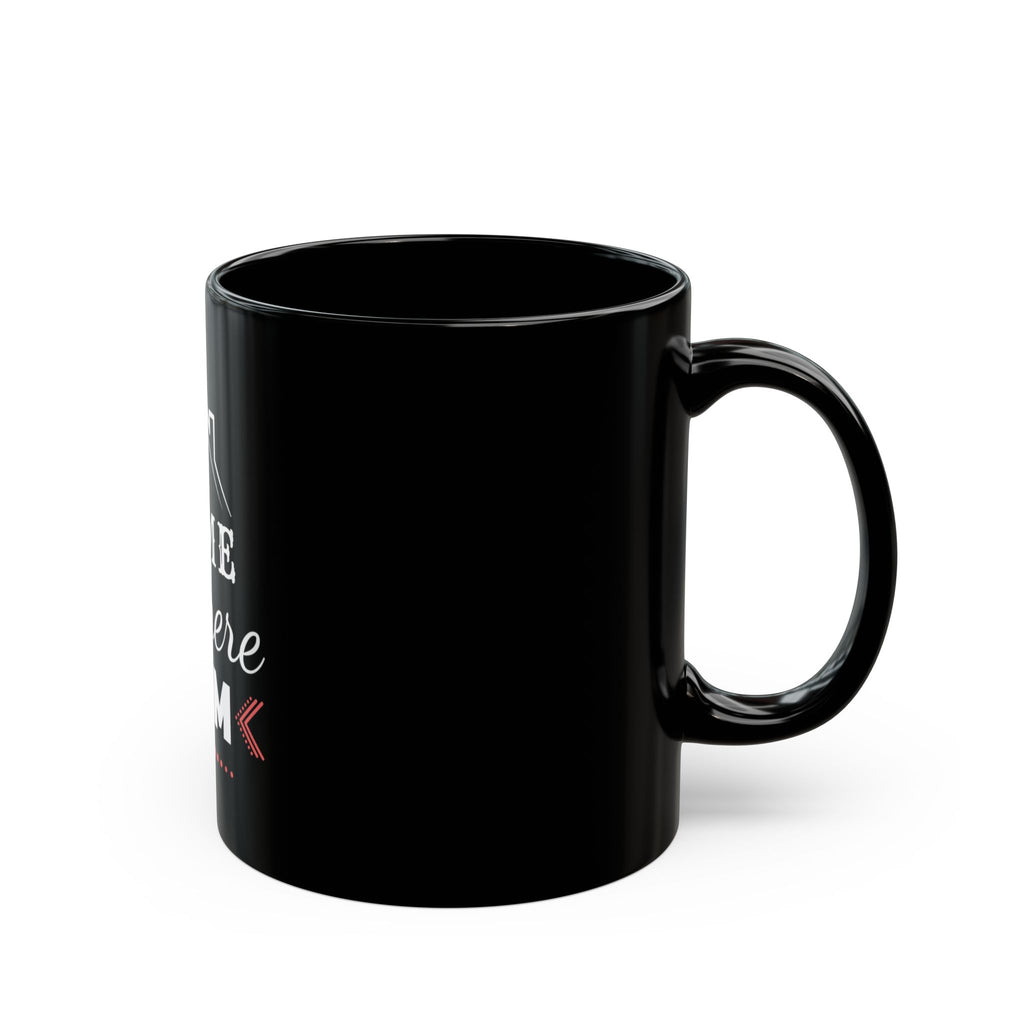 Home Is Where Mom Is Coffee Mug – Mother's Day Black Ceramic Mug