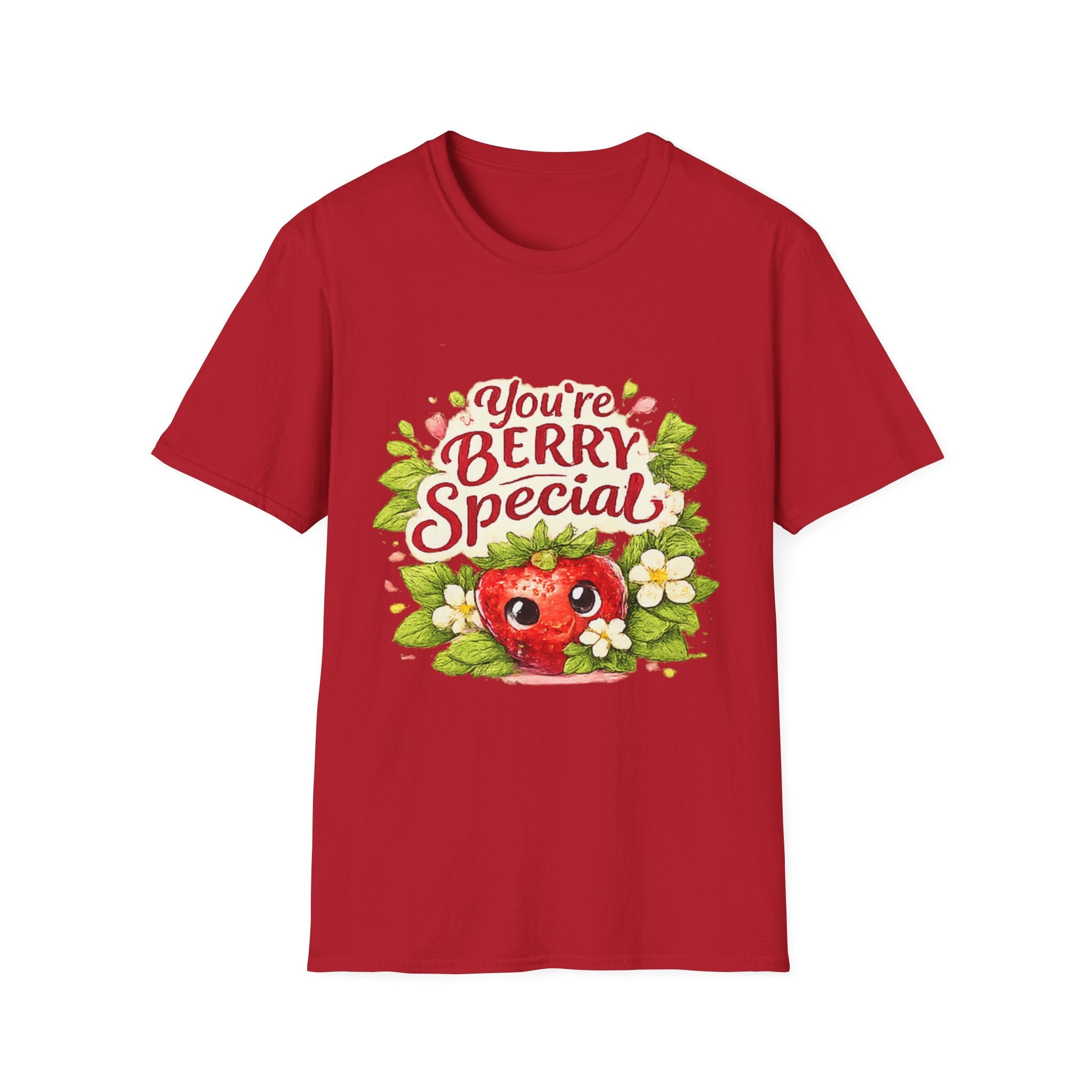 T-Shirt — "You're Berry Special" Cute Strawberry Graphic Tee