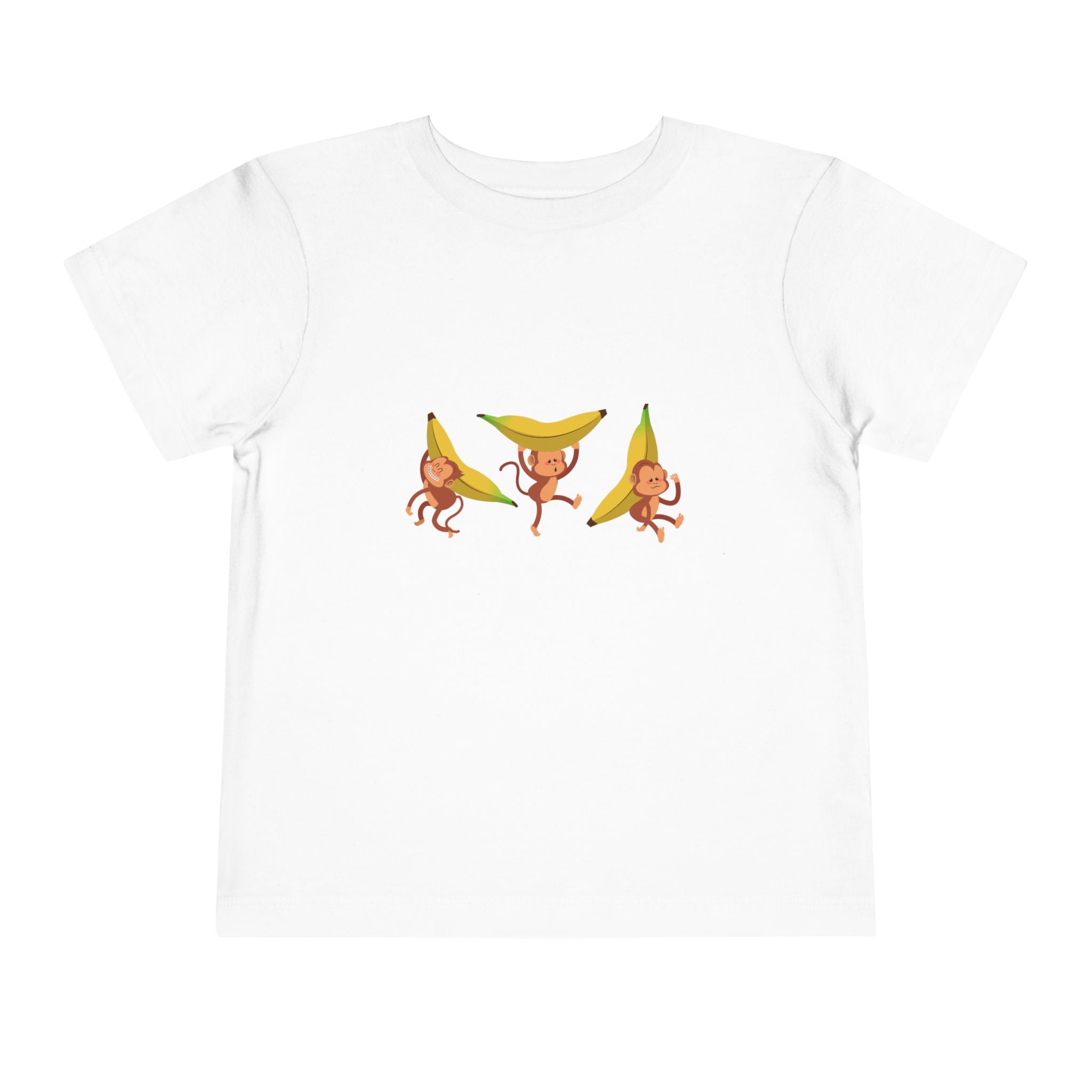 Toddler Tee — Dancing Banana Monkeys Cute Kids Shirt