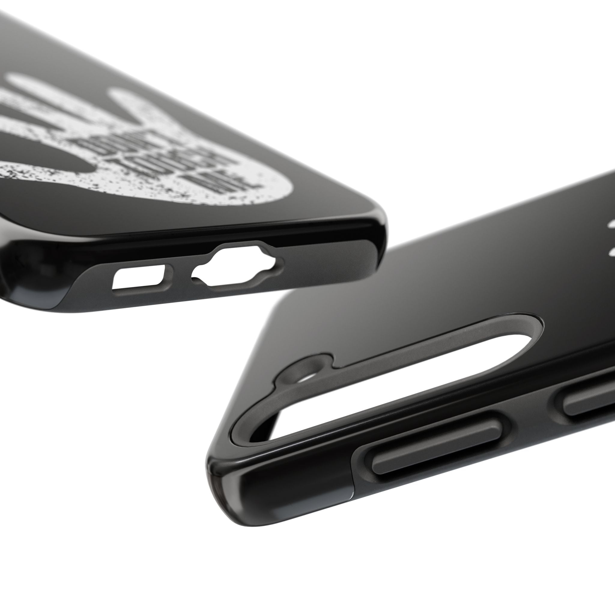 Phone Case — “Don’t Touch Me” Black Protective Tough Case