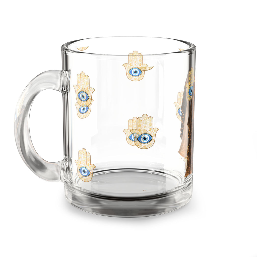 Mystical Hamsa Sisters Prayer Glass Coffee Mug